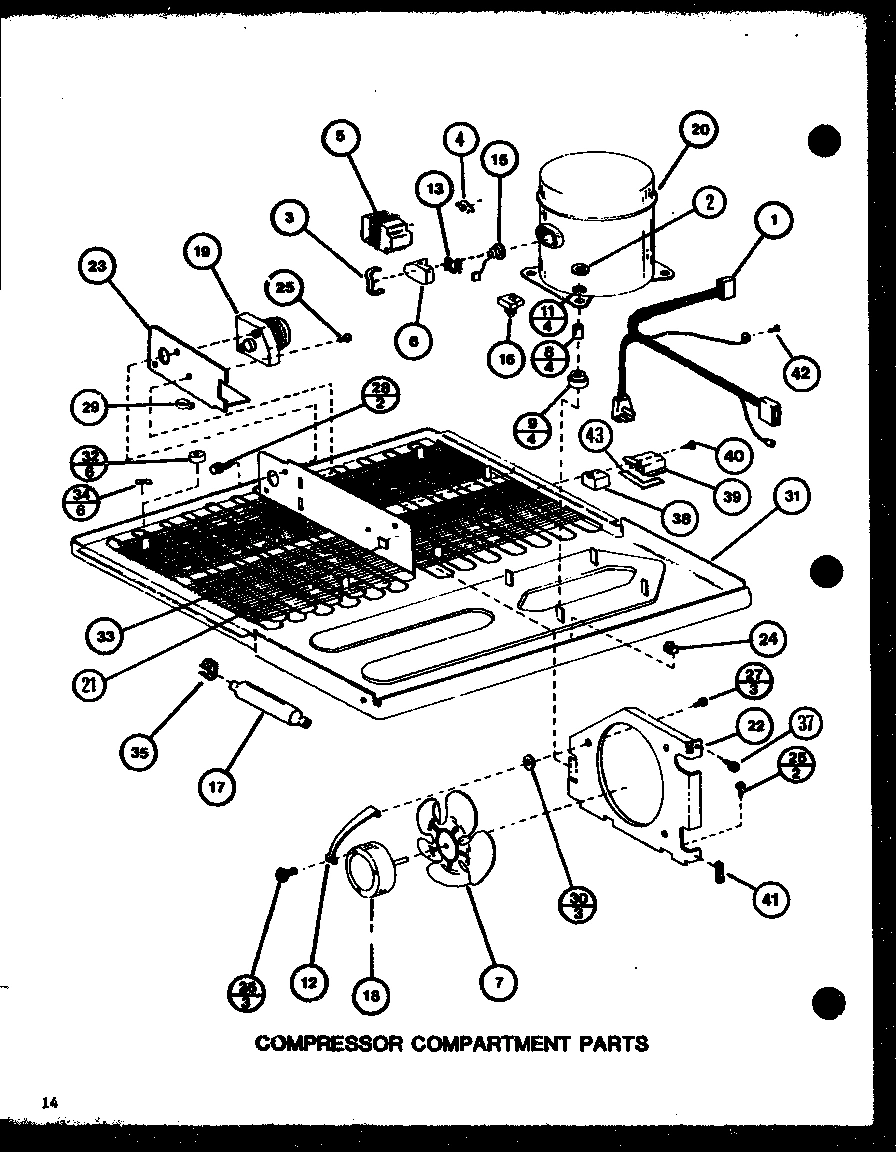 01 - COMPRESSOR COMPARTMENT PARTS