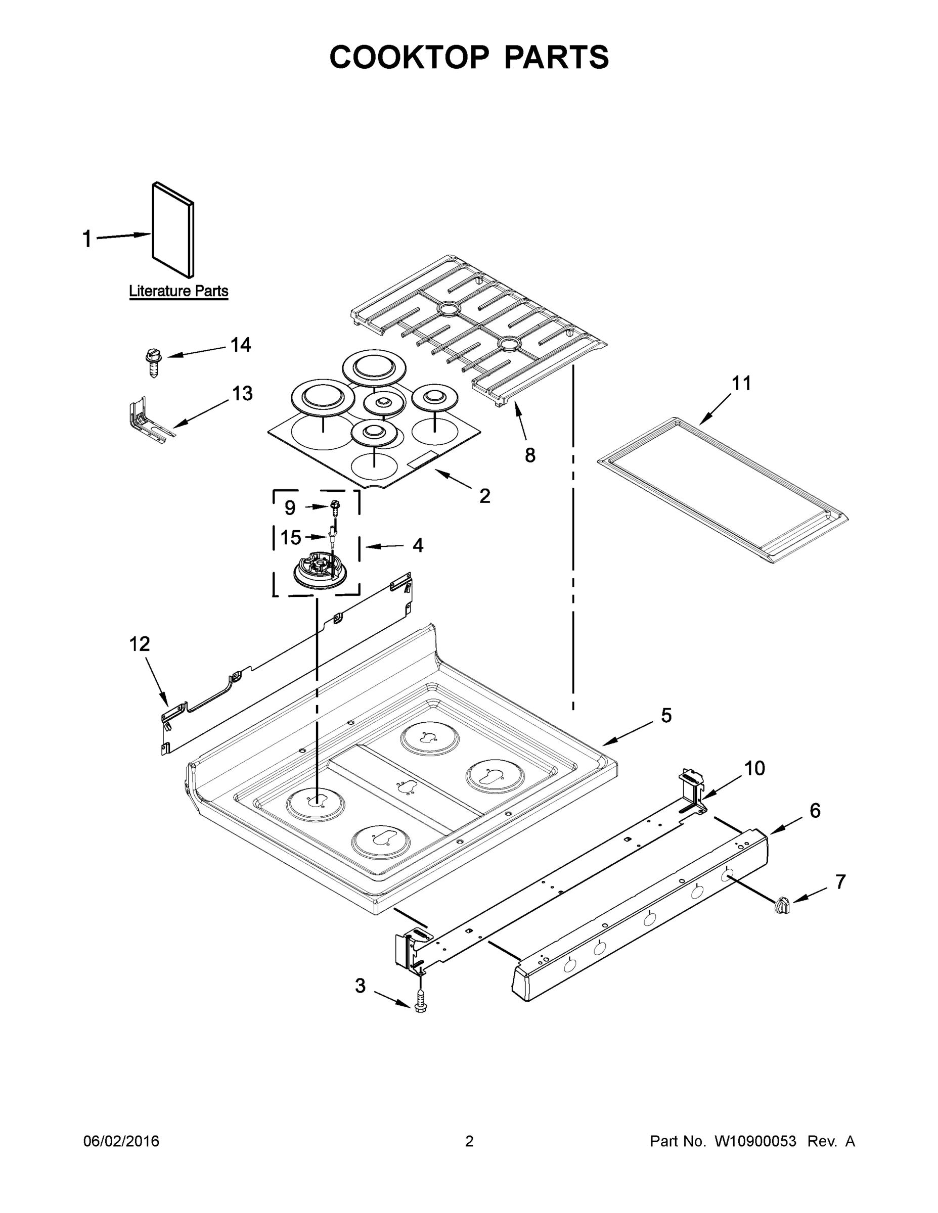 02 - COOKTOP PARTS