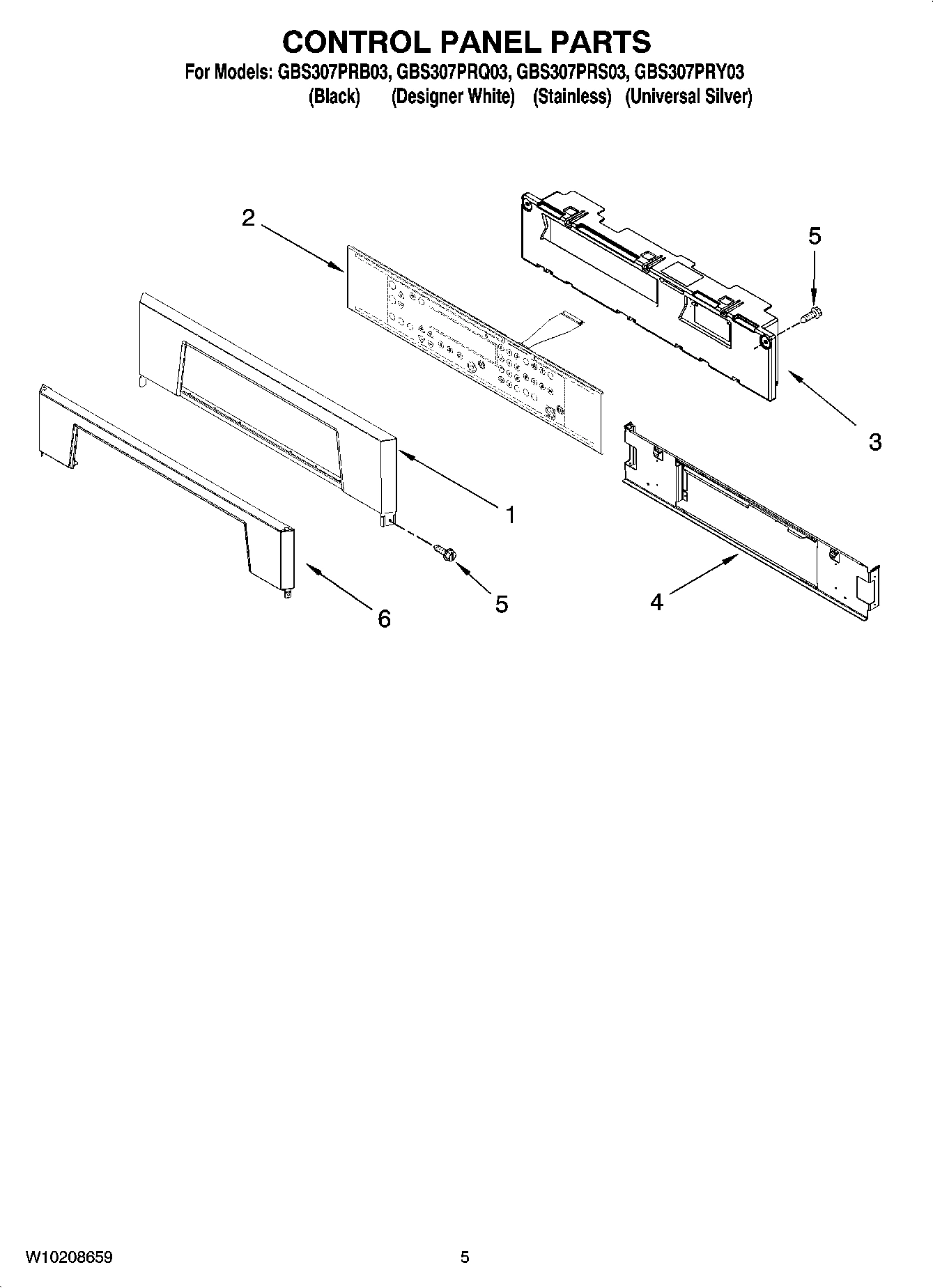 04 - CONTROL PANEL PARTS
