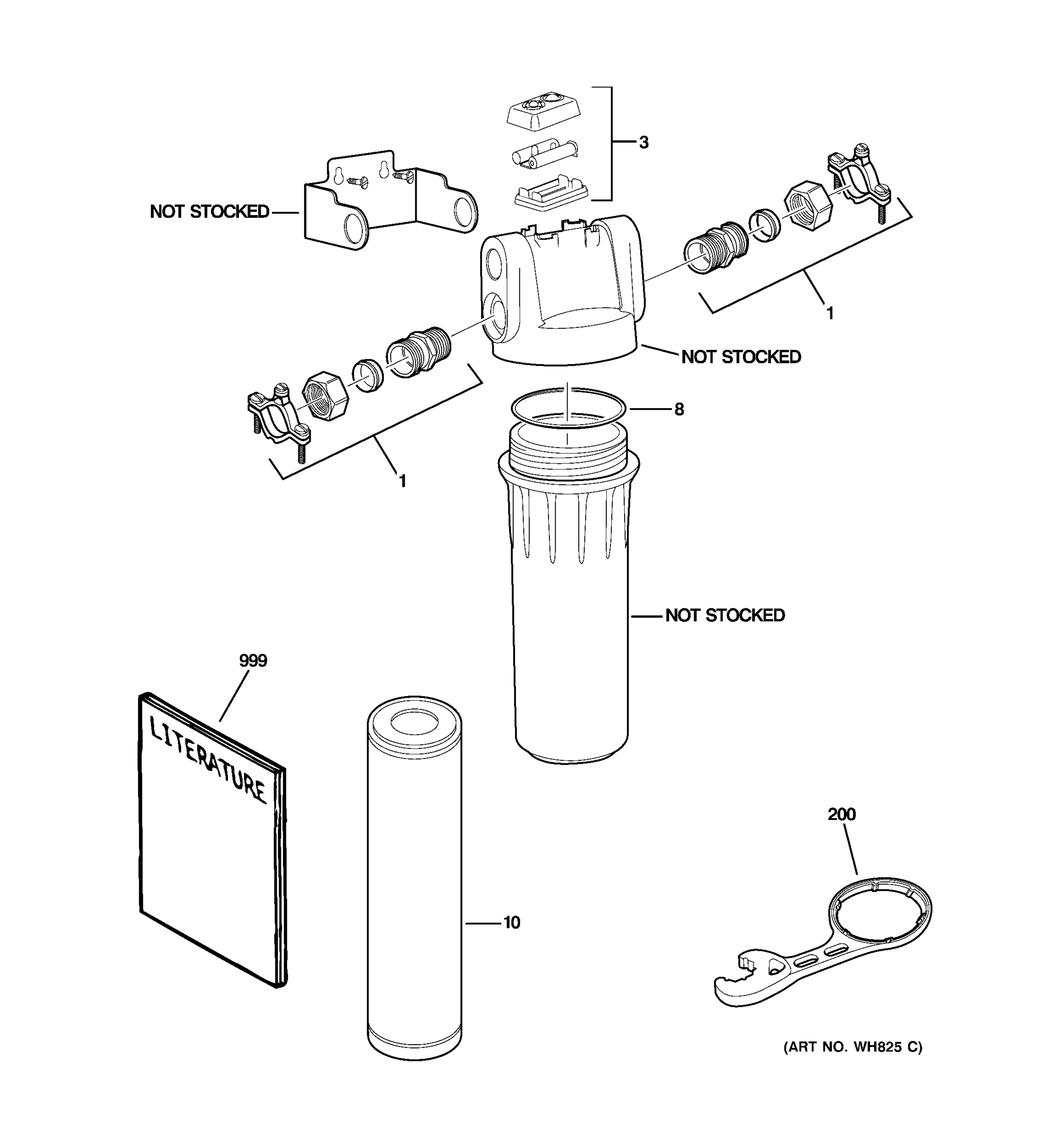 WATER FILTRATION PARTS