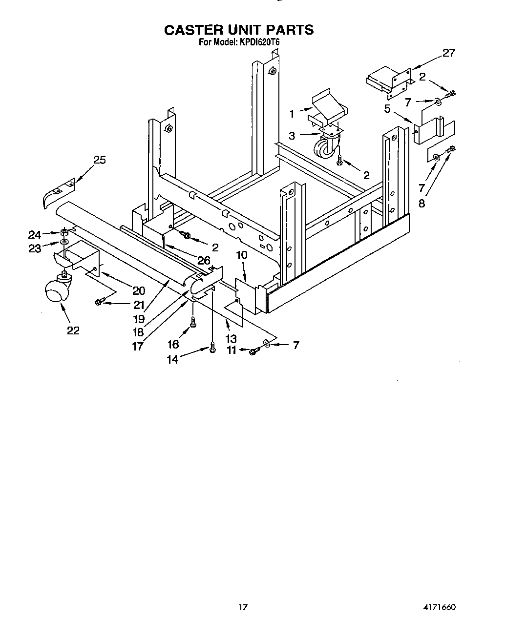 14 - CASTER UNIT