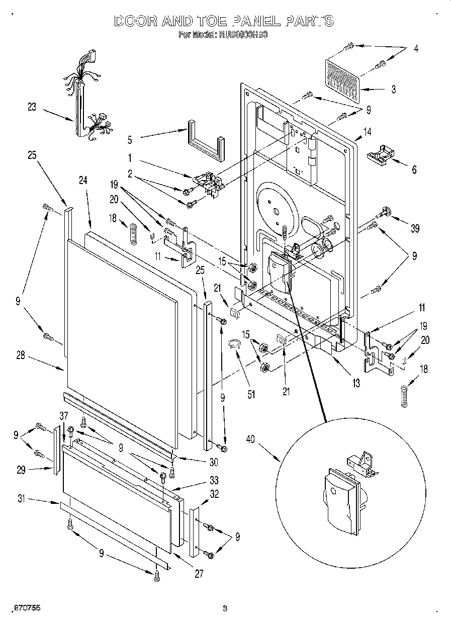 03 - DOOR AND TOE PANEL