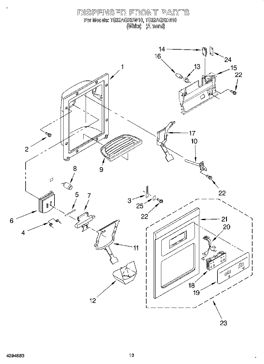 08 - DISPENSER FRONT
