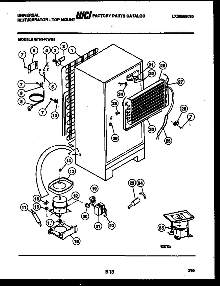 05 - SYSTEM AND AUTOMATIC DEFROST PARTS