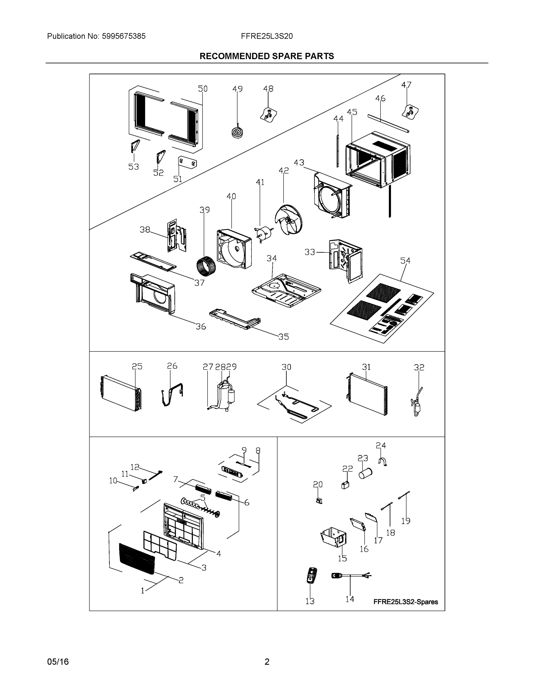 02 - RECOMMENDED SPARE PARTS