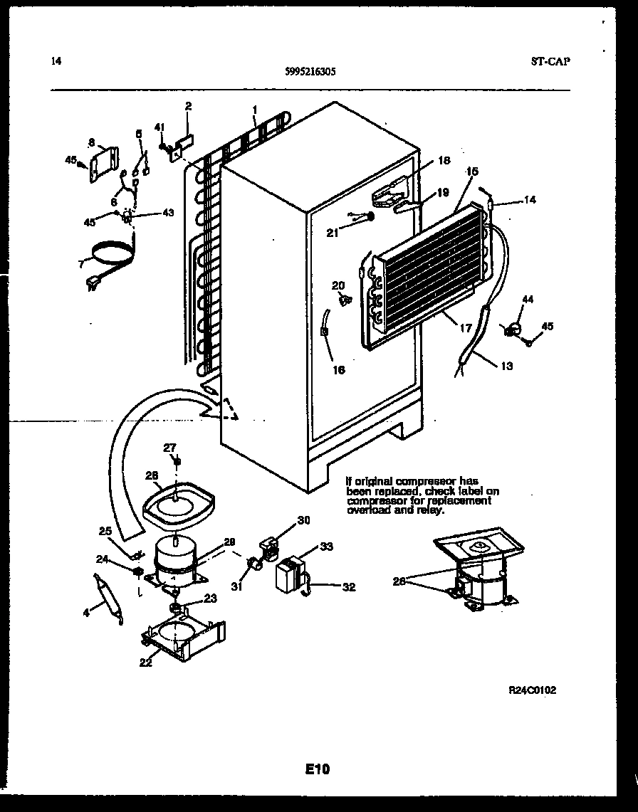 08 - SYSTEM AND AUTOMATIC DEFROST PARTS