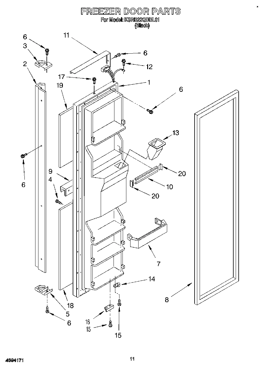 07 - FREEZER DOOR