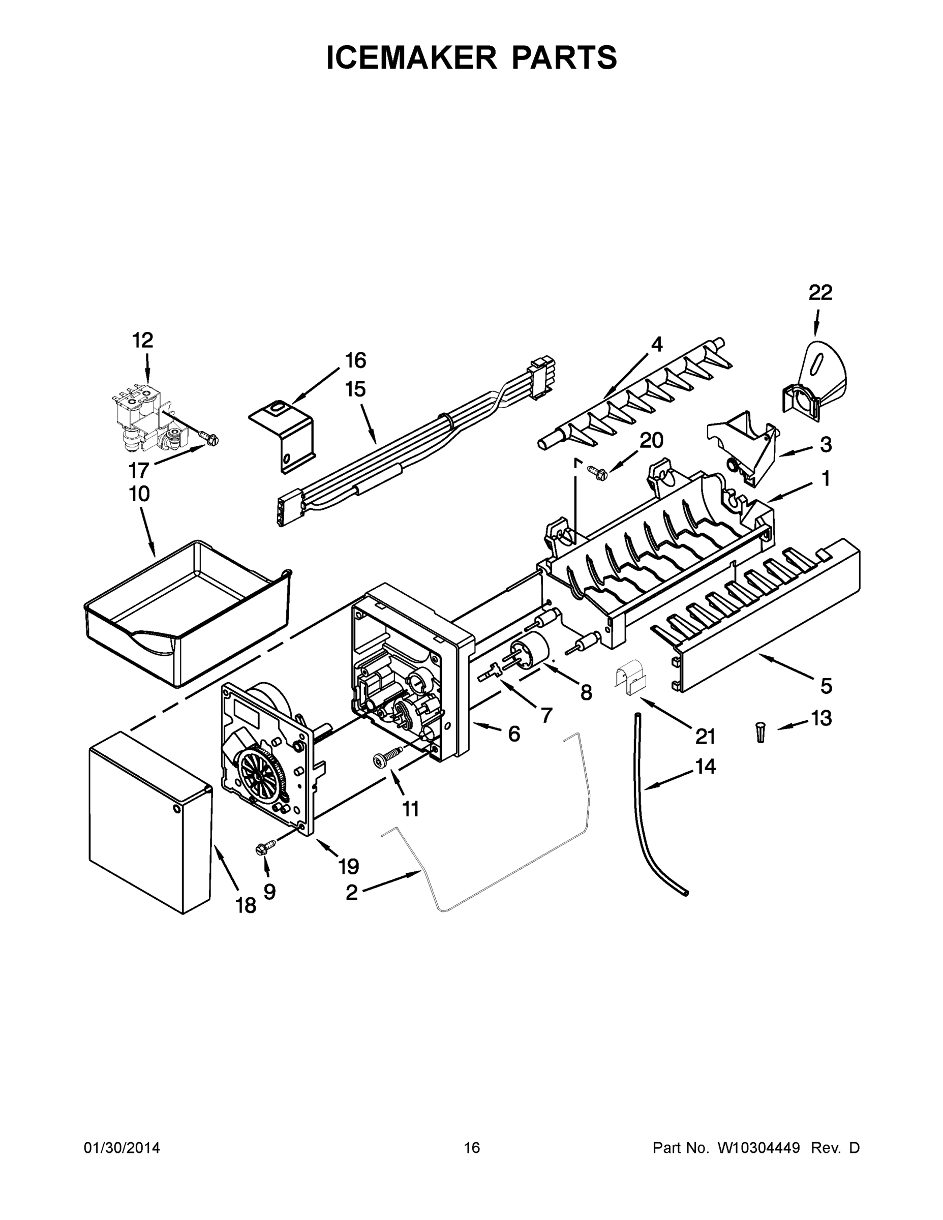 09 - ICEMAKER PARTS