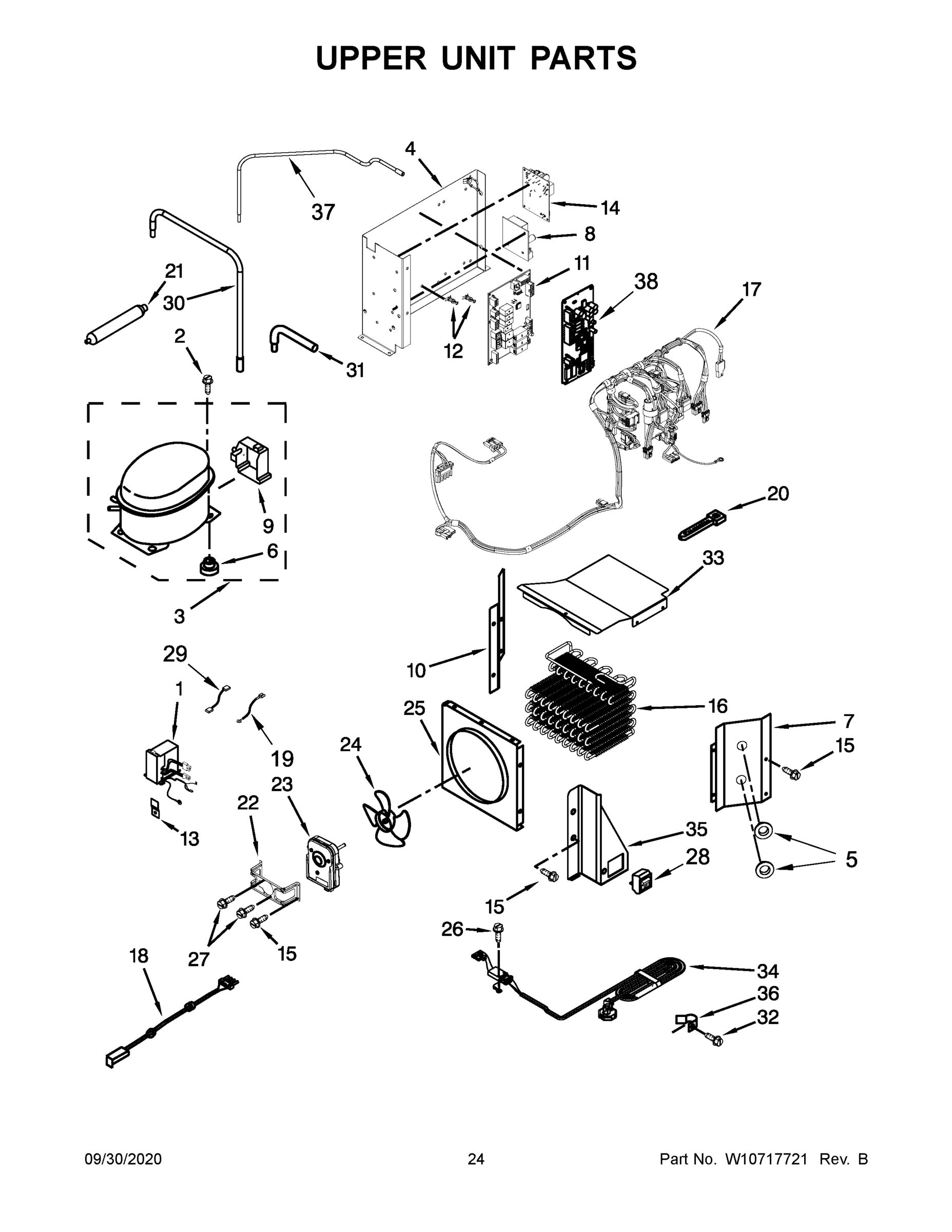 13 - UPPER UNIT PARTS
