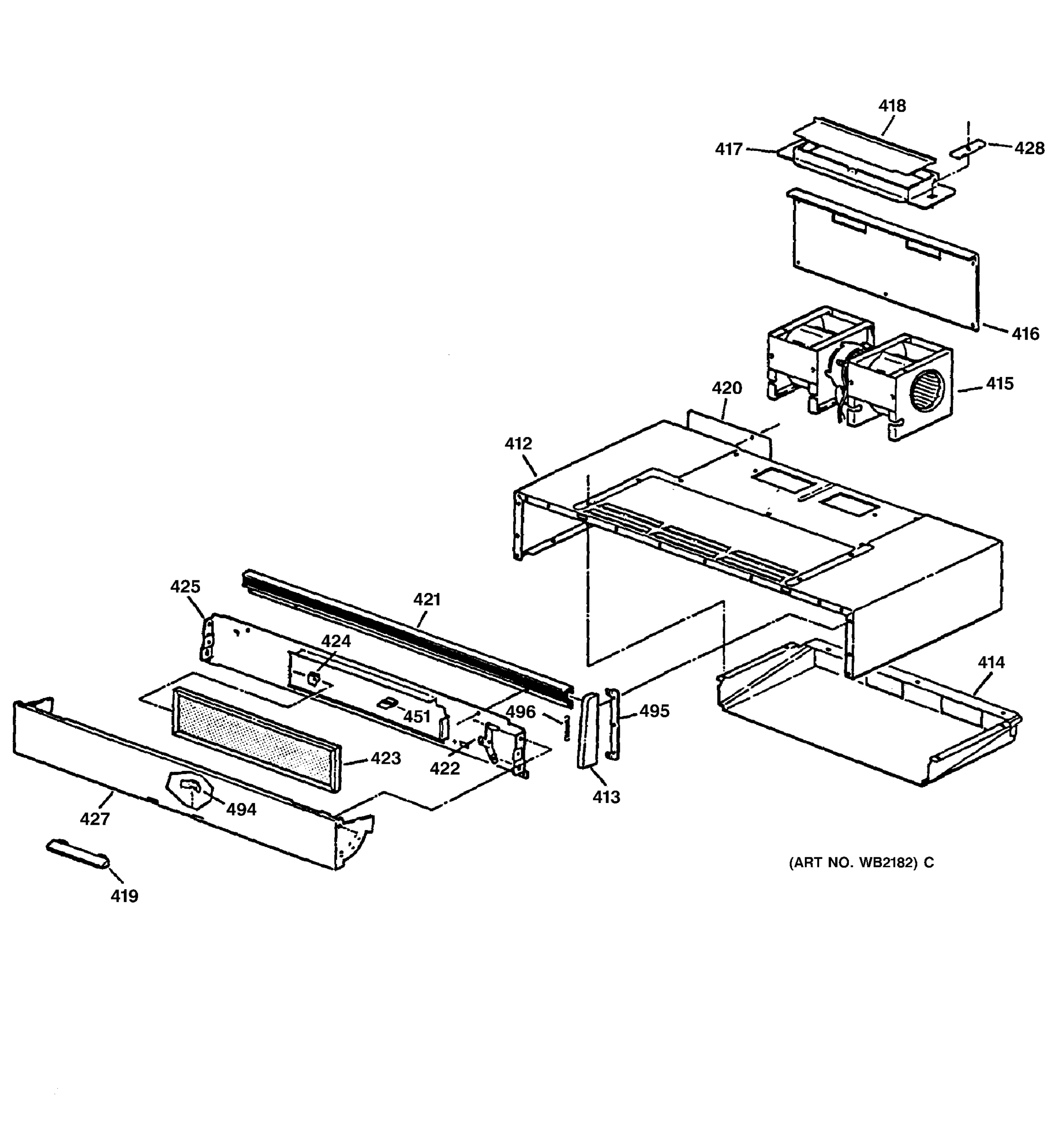 VENT HOOD SECTION