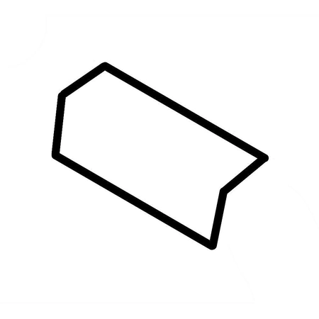WR02X10785 GE Refrigerator Cap Corner O
