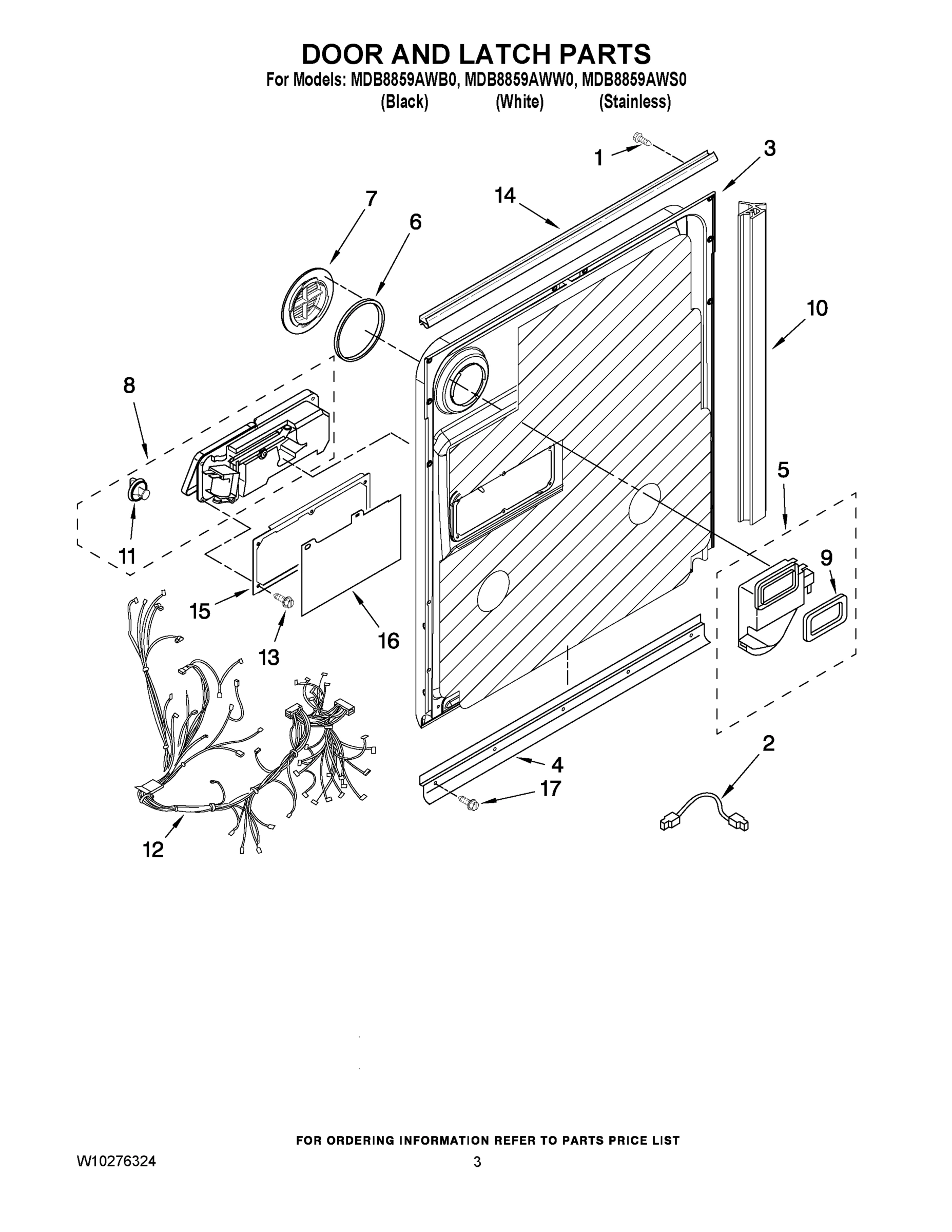 03 - DOOR AND LATCH PARTS