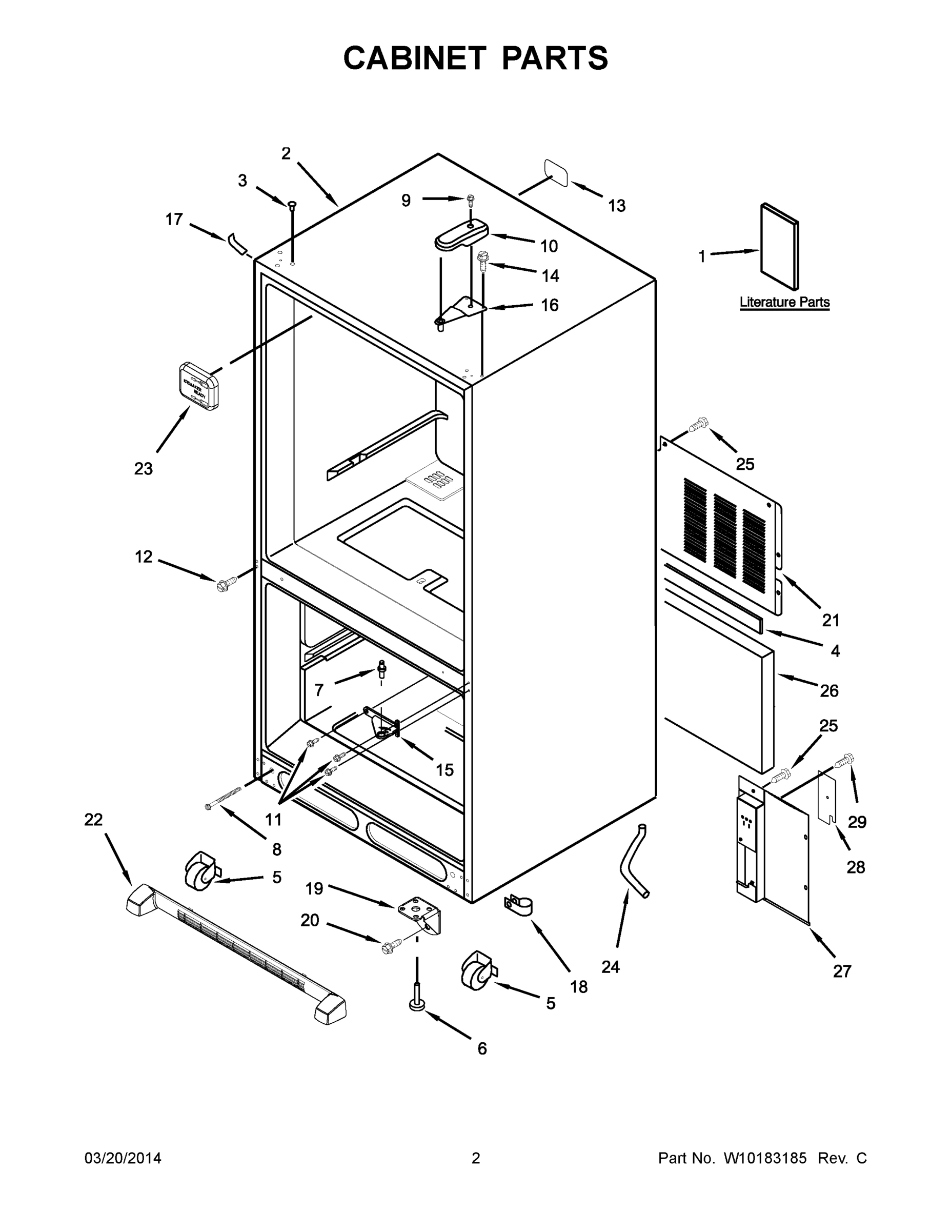 02 - CABINET PARTS