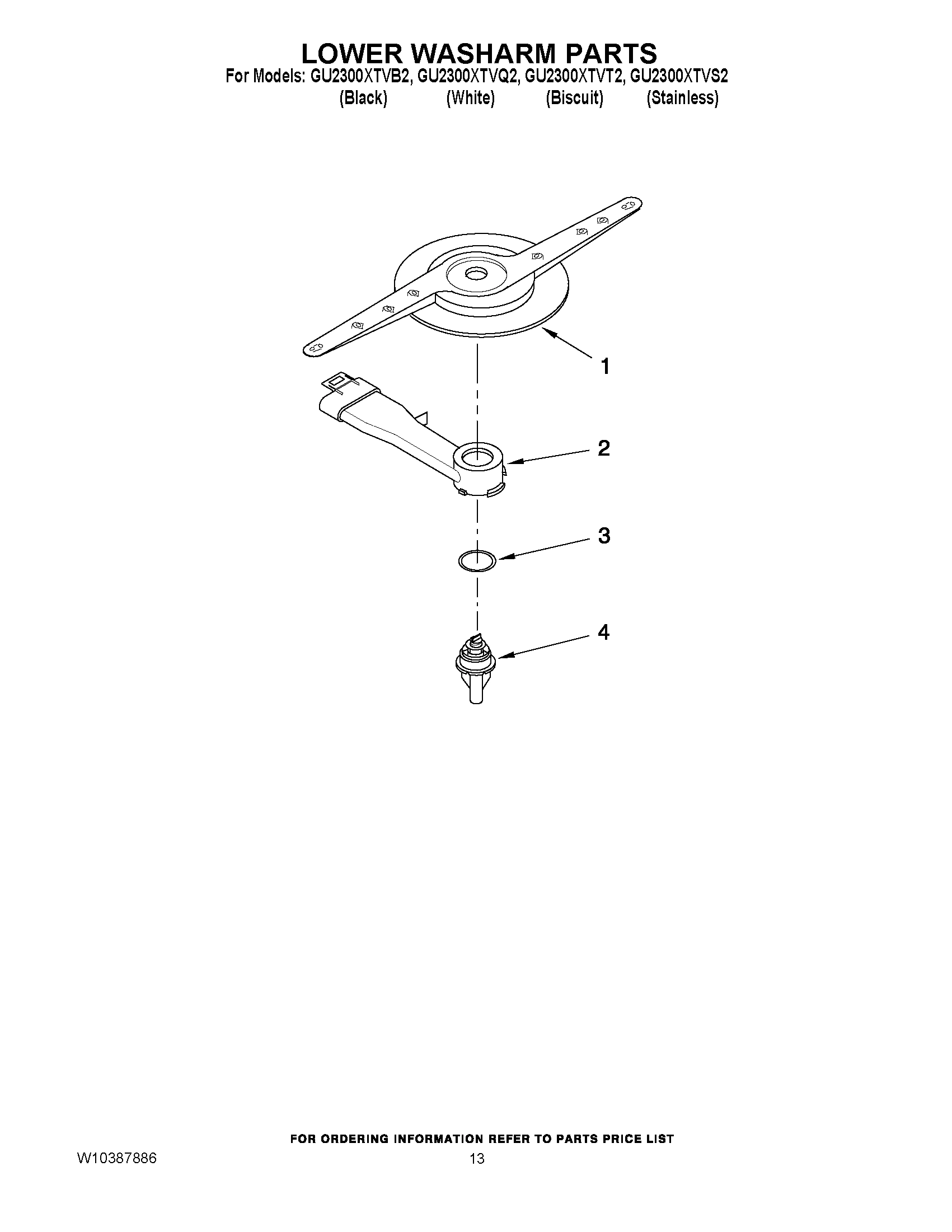 11 - LOWER WASHARM PARTS