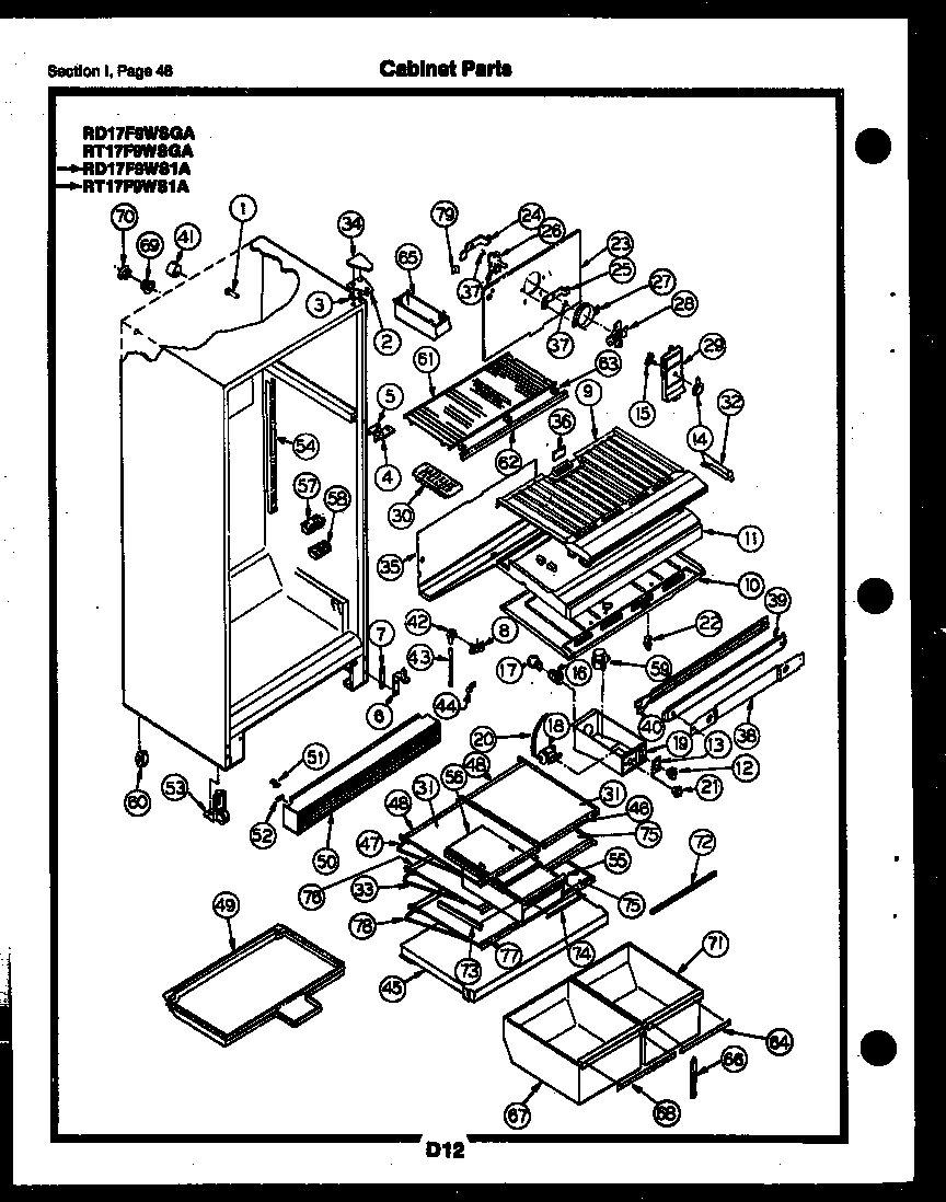 24 - CABINET PARTS