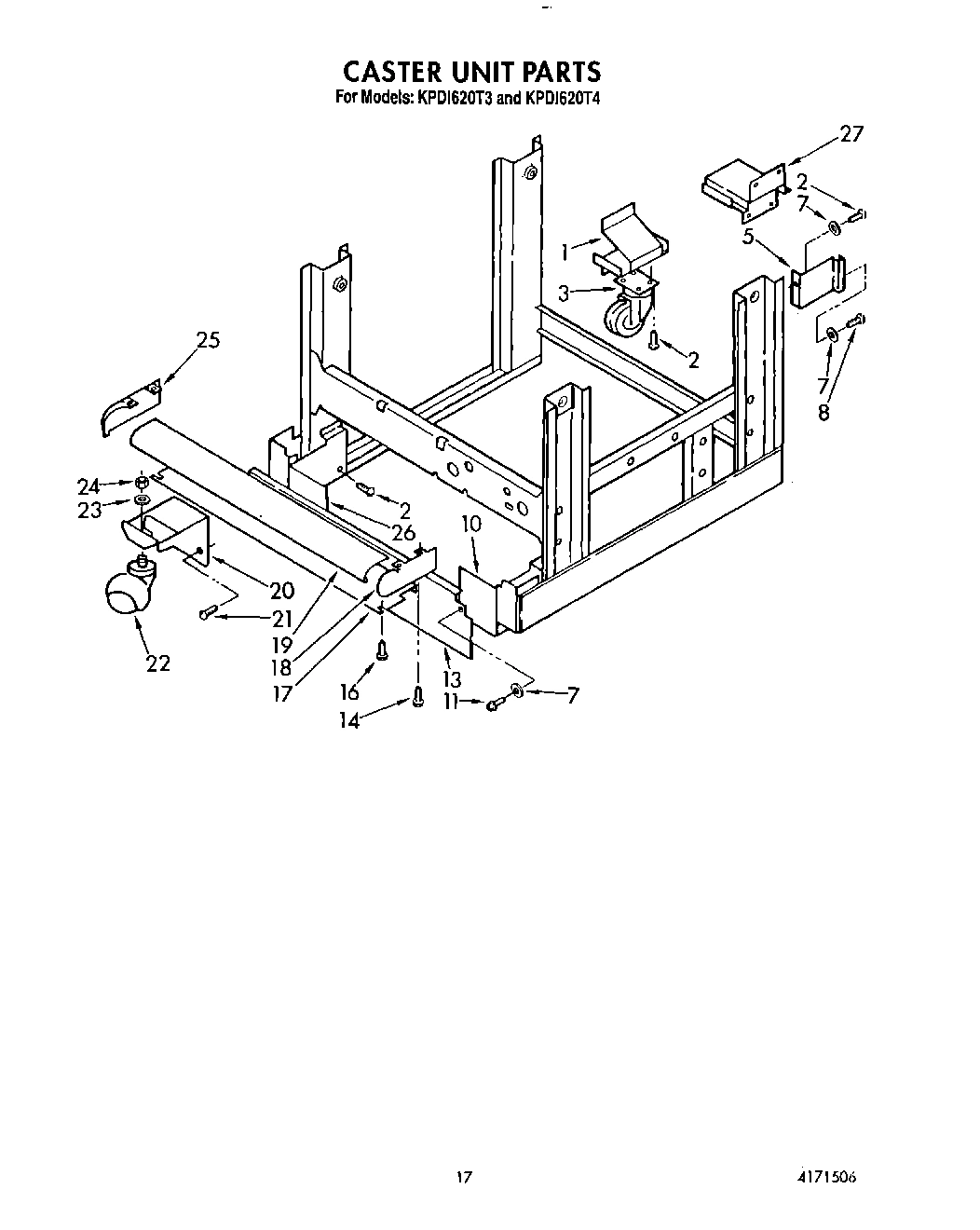 14 - CASTER UNIT
