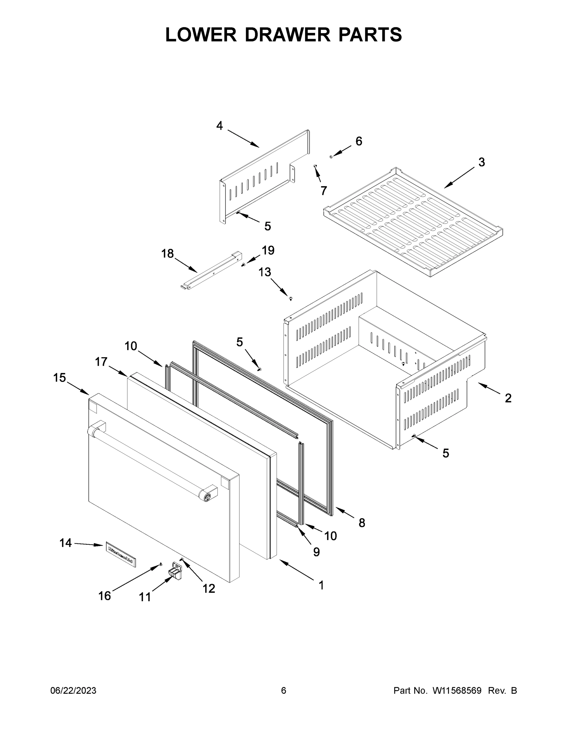 04 - LOWER DRAWER PARTS