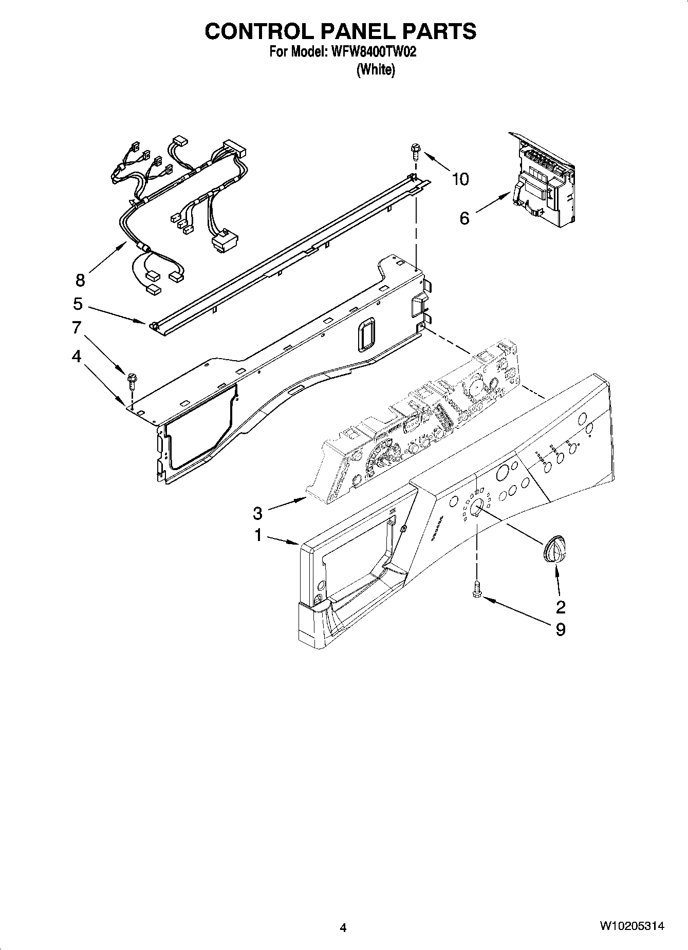 03 - CONTROL PANEL PARTS