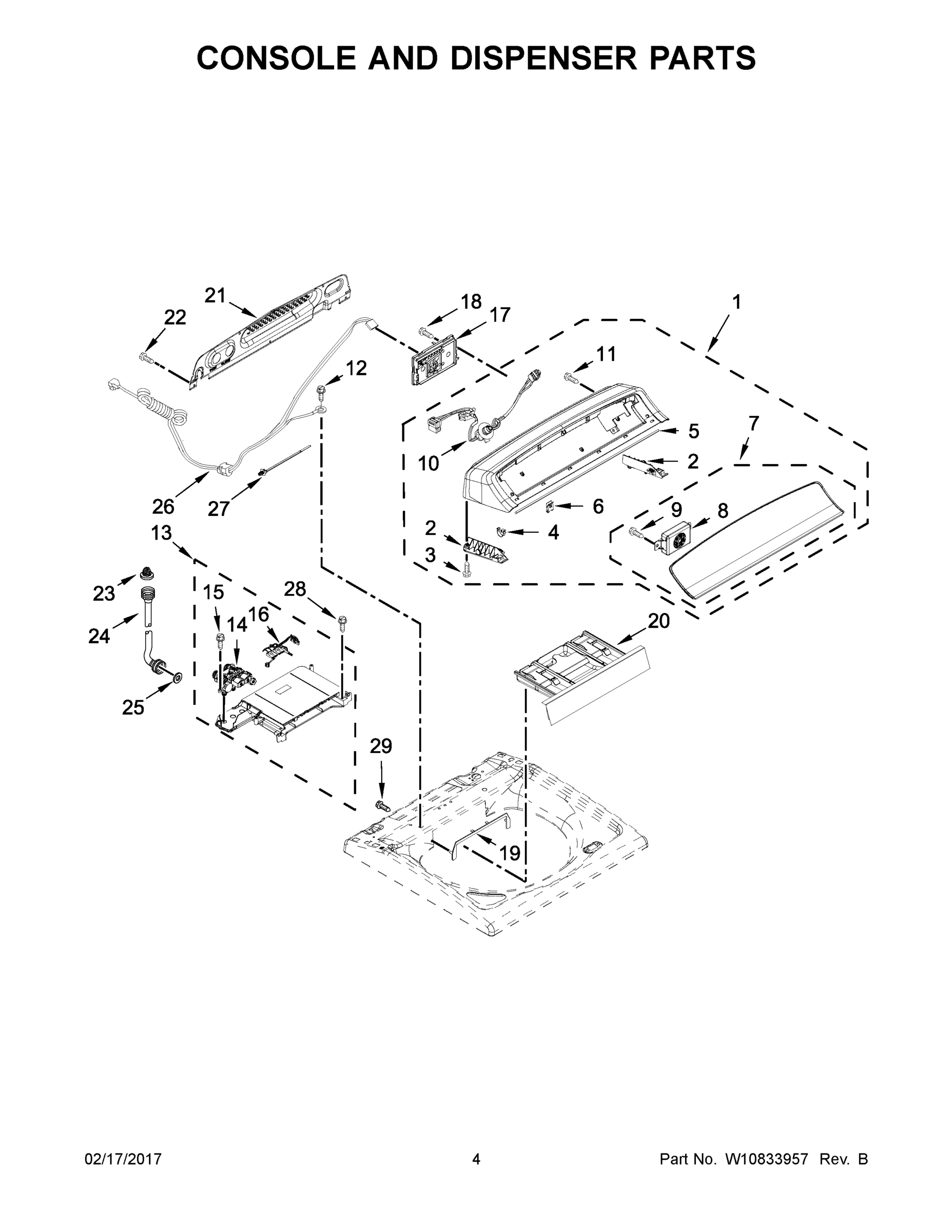 03 - CONSOLE AND DISPENSER PARTS