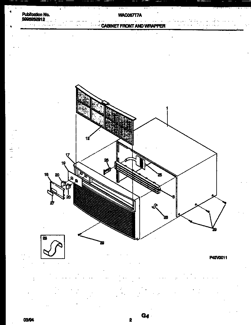02 - CABINET FRONT AND WRAPPER