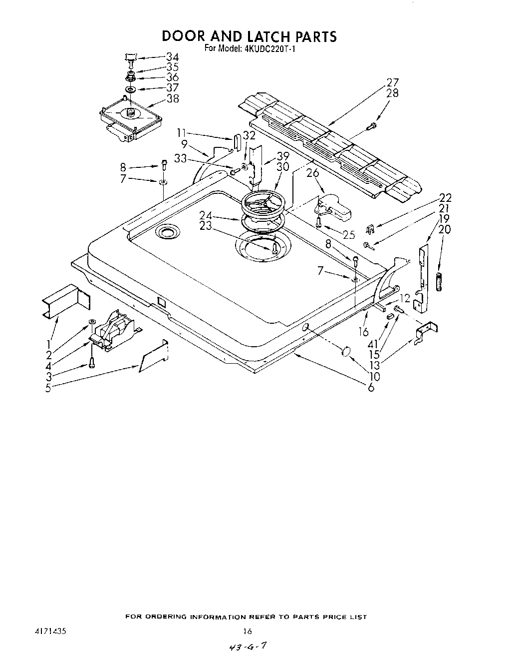 13 - DOOR AND LATCH