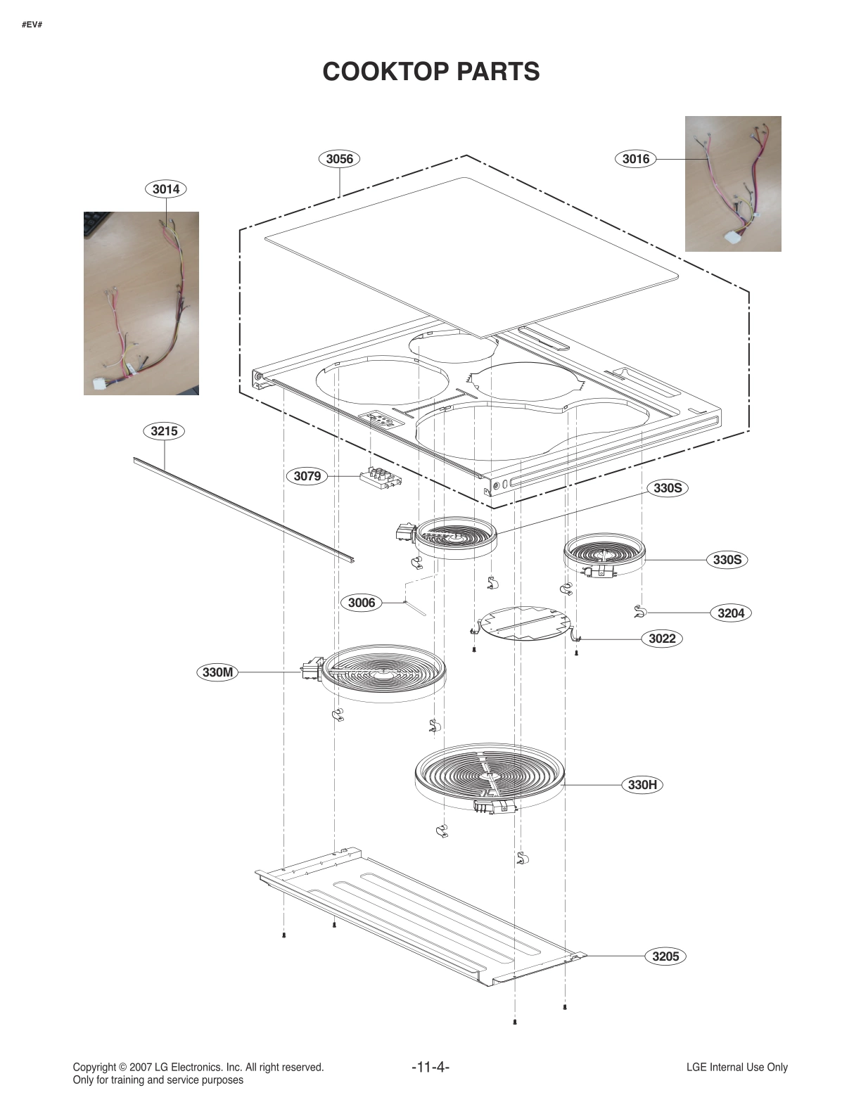 COOKTOP PARTS