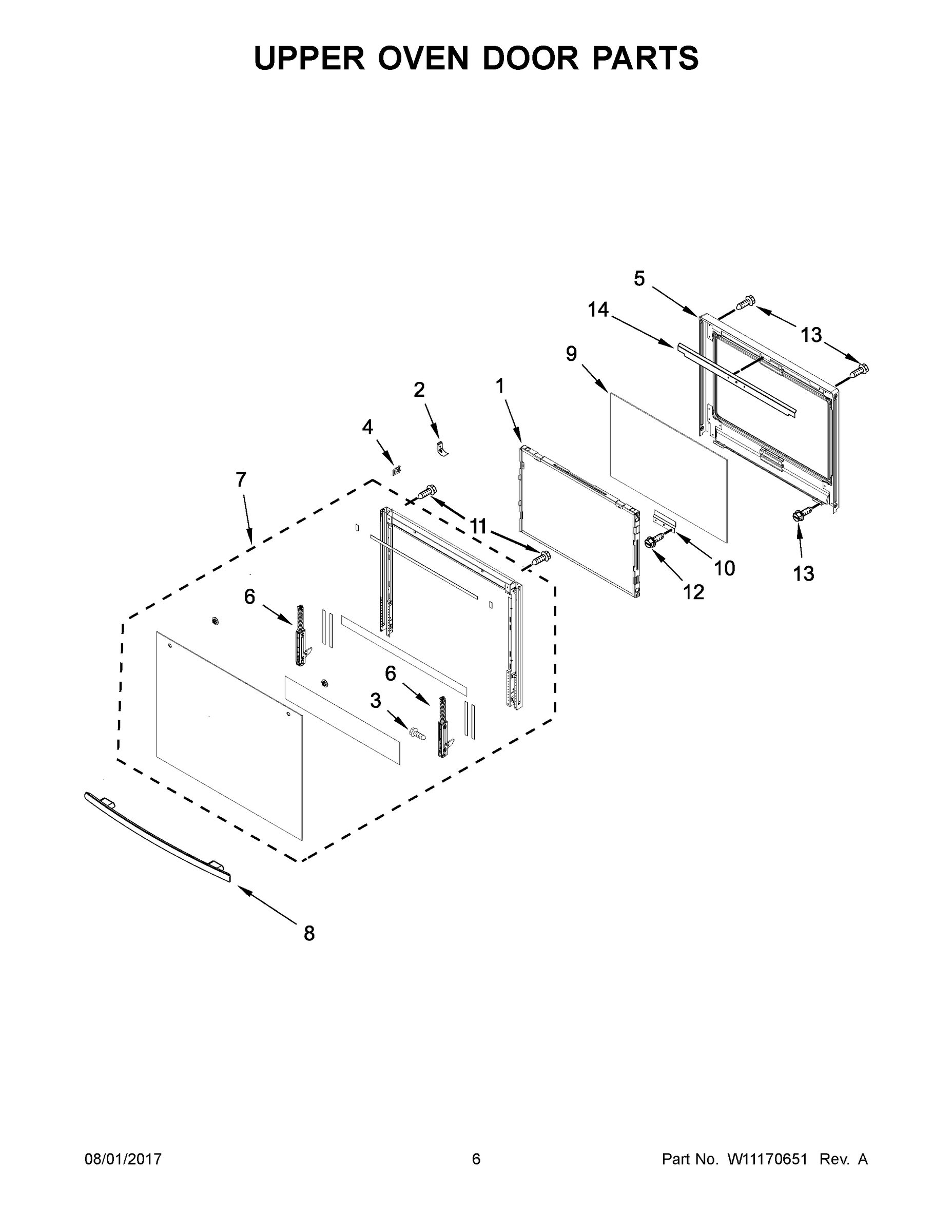 04 - UPPER OVEN DOOR PARTS