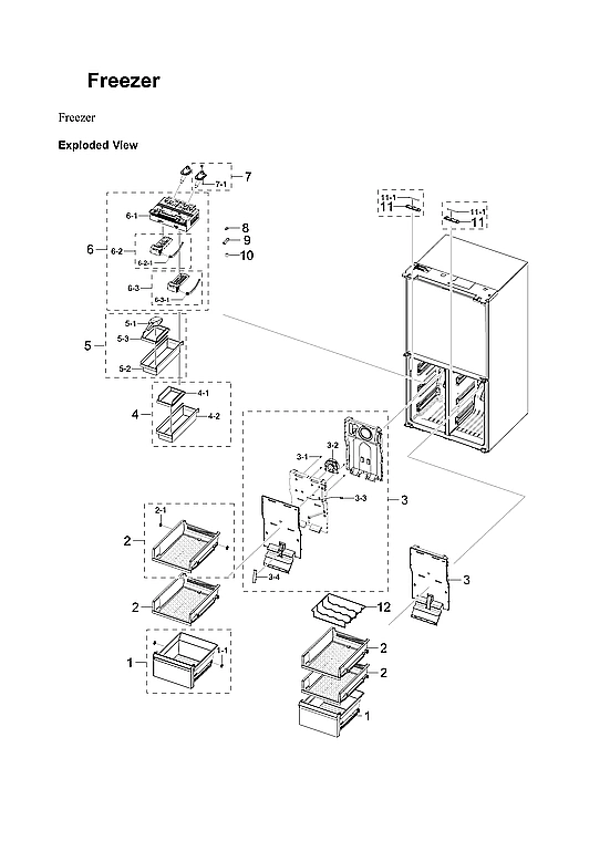 FREEZER PARTS