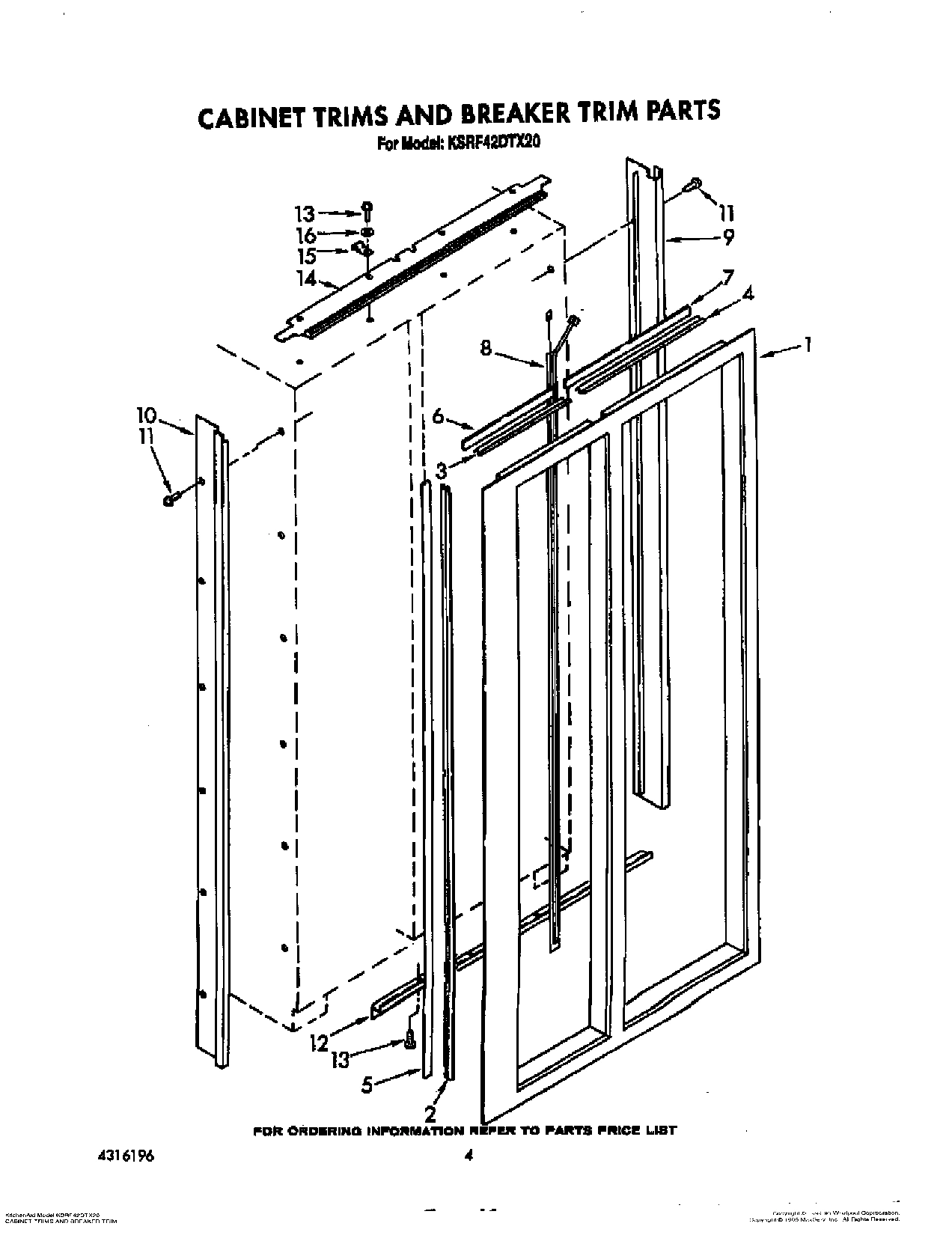 03 - CABINET TRIMS AND BREAKER TRIM