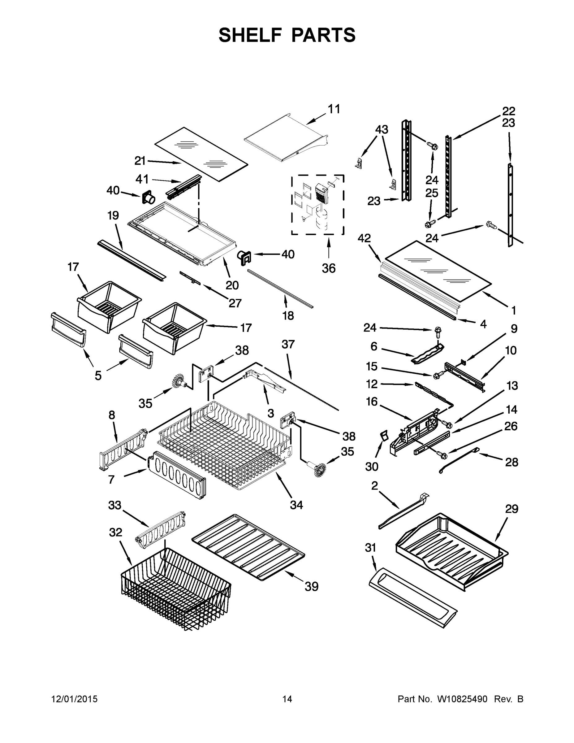 08 - SHELF PARTS