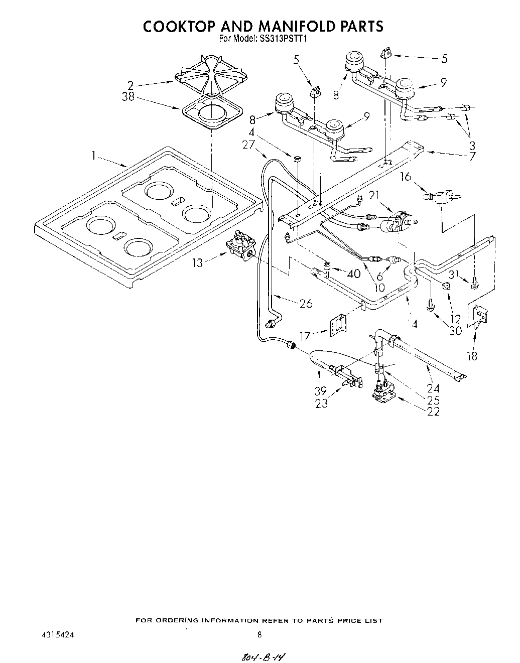 06 - COOK TOP AND MANIFOLD