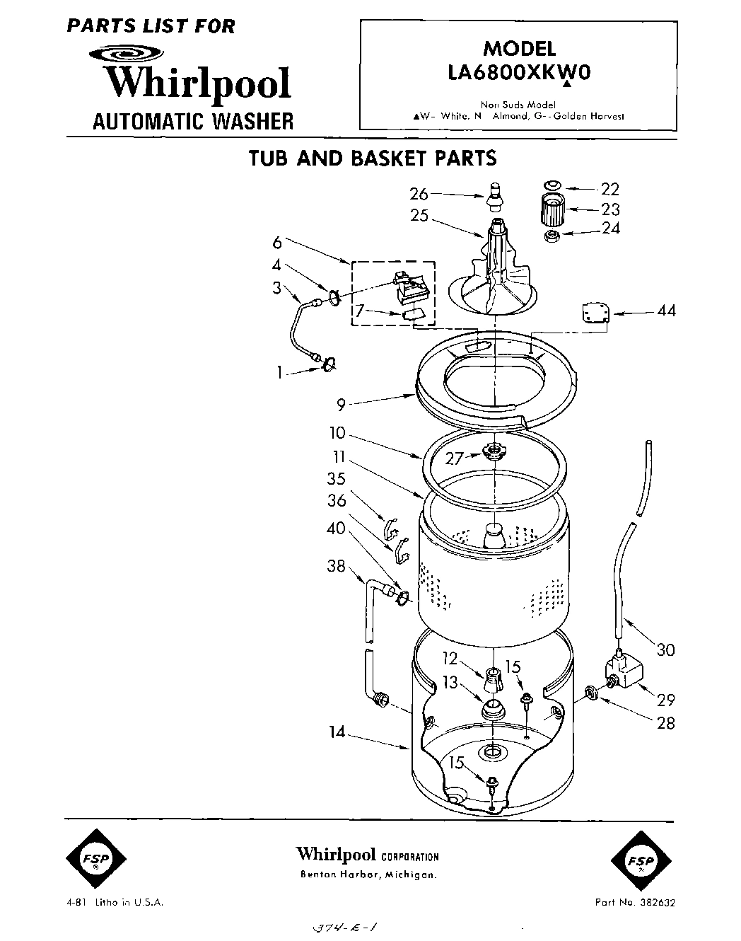 01 - TUB AND BASKET