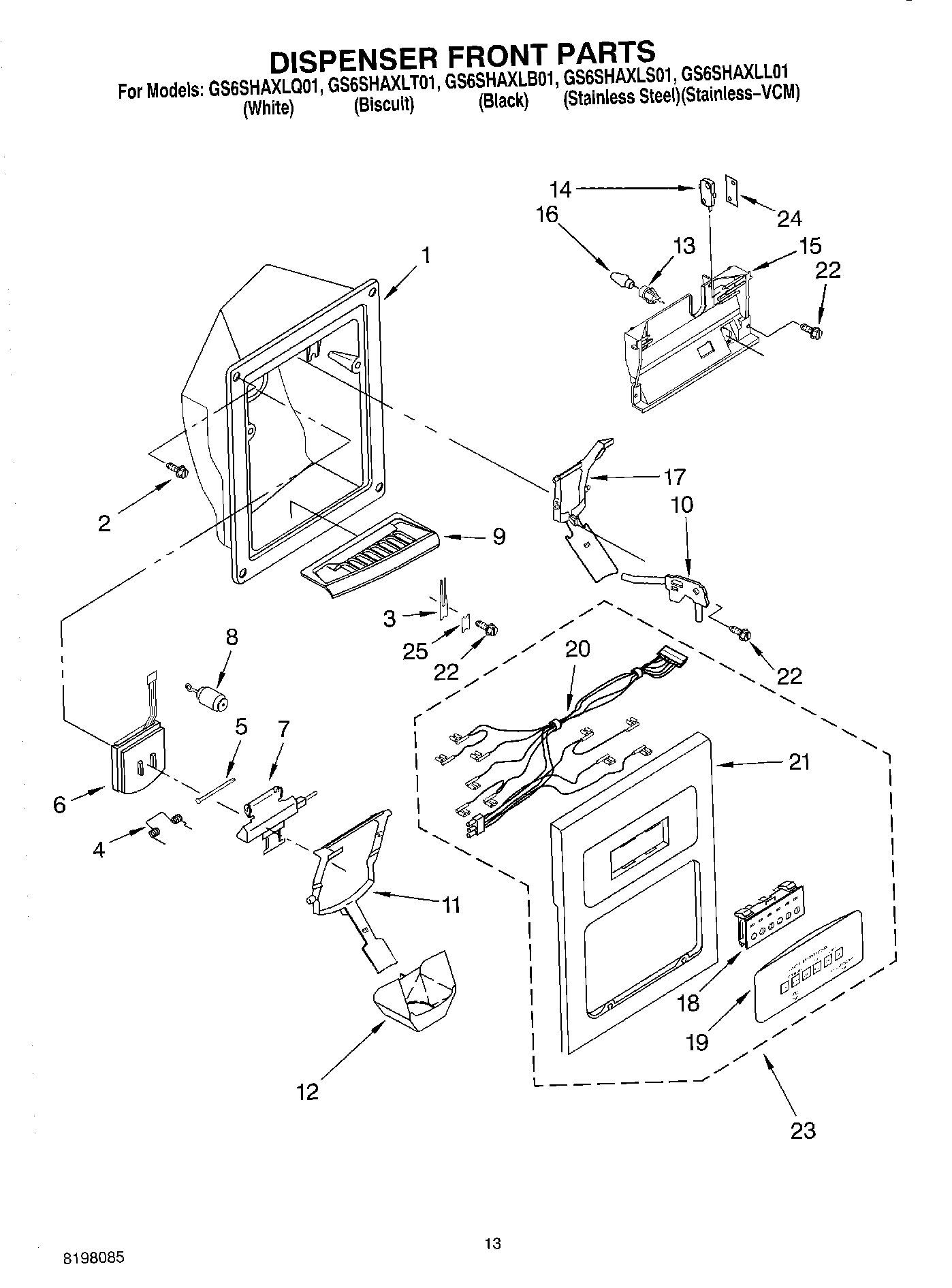 08 - DISPENSER FRONT