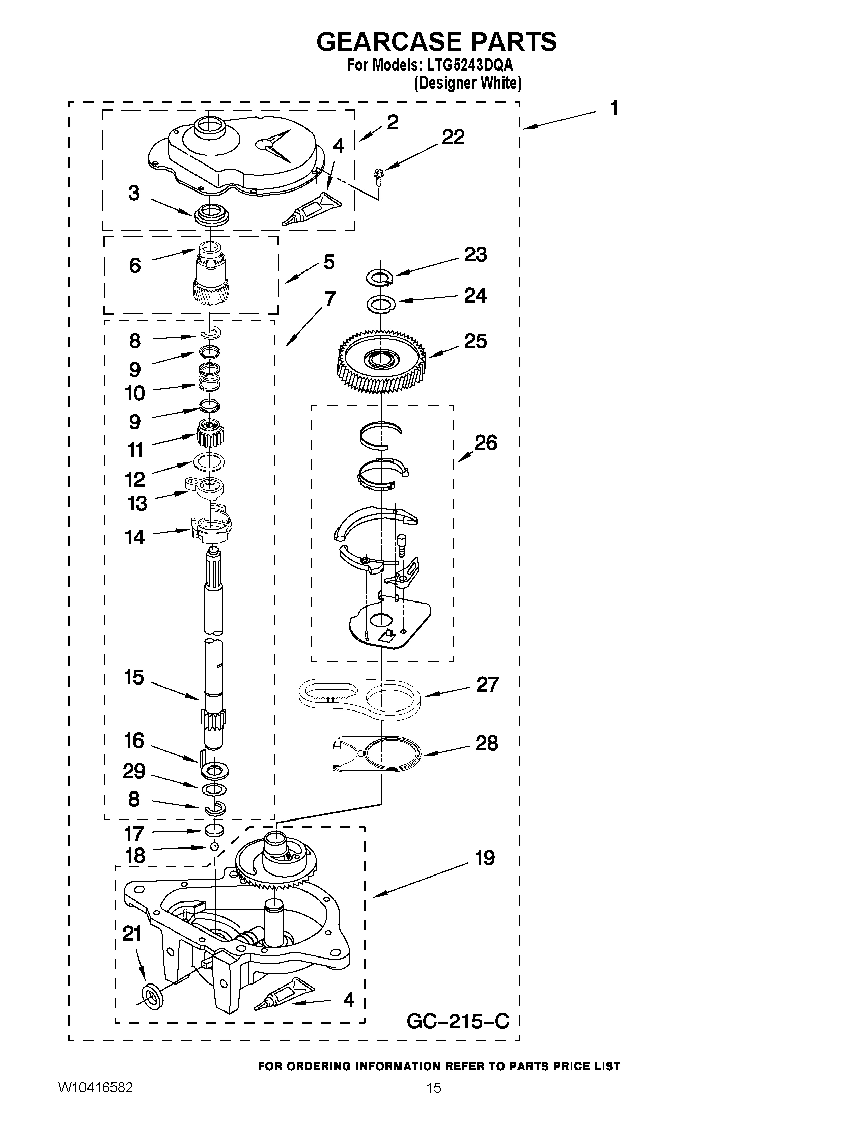 12 - GEARCASE PARTS