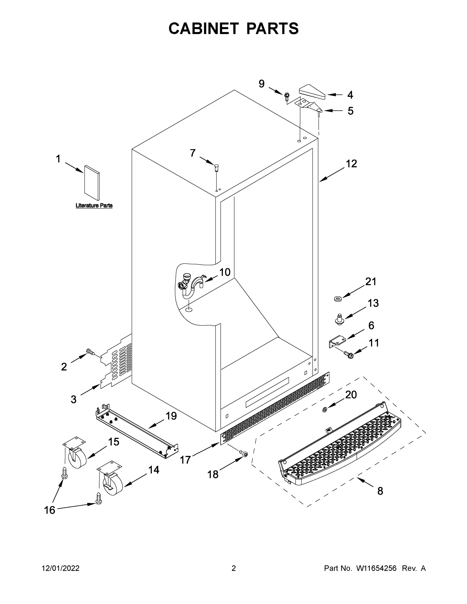 02 - CABINET PARTS
