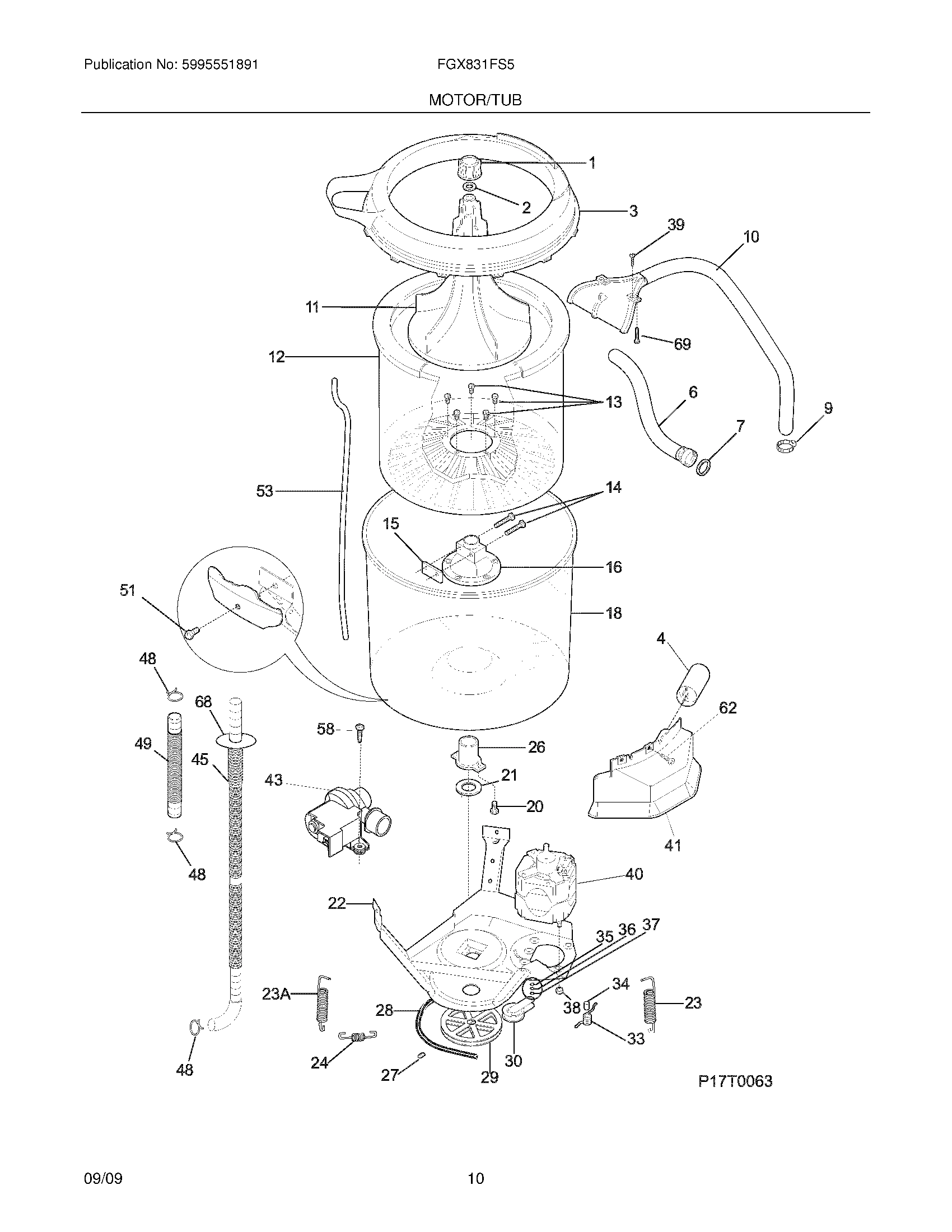 11 - MOTOR/TUB