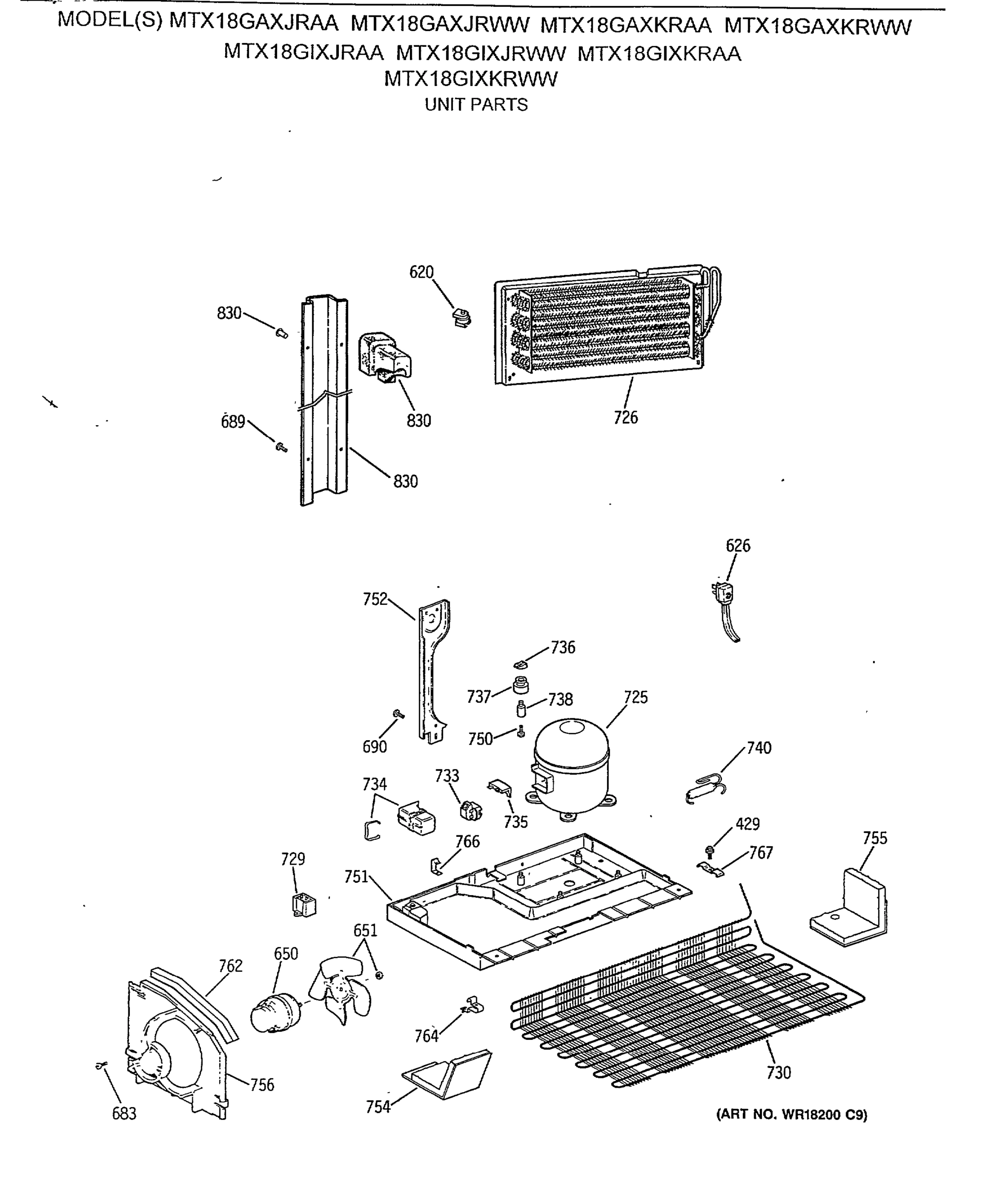 UNIT PARTS
