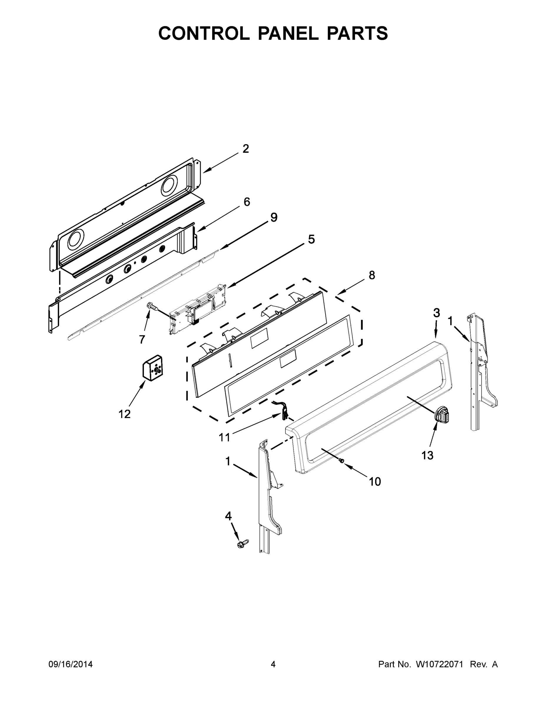 03 - CONTROL PANEL PARTS