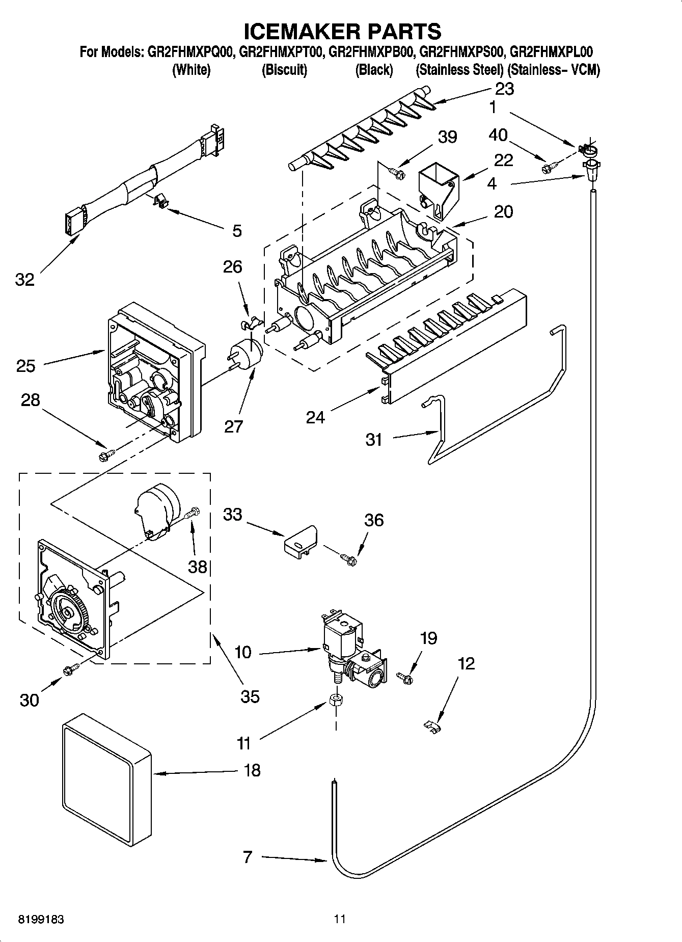 06 - ICEMAKER PARTS