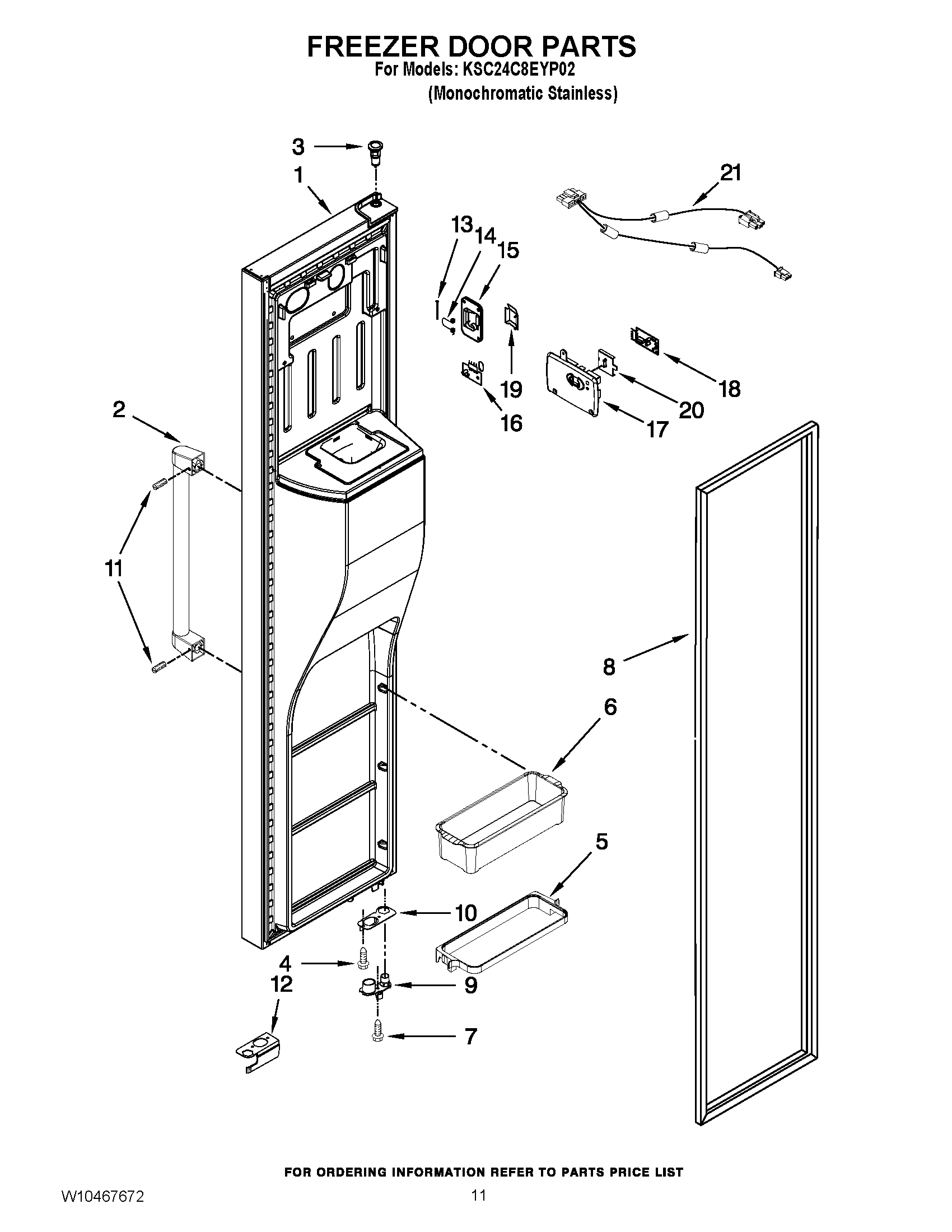 07 - FREEZER DOOR PARTS