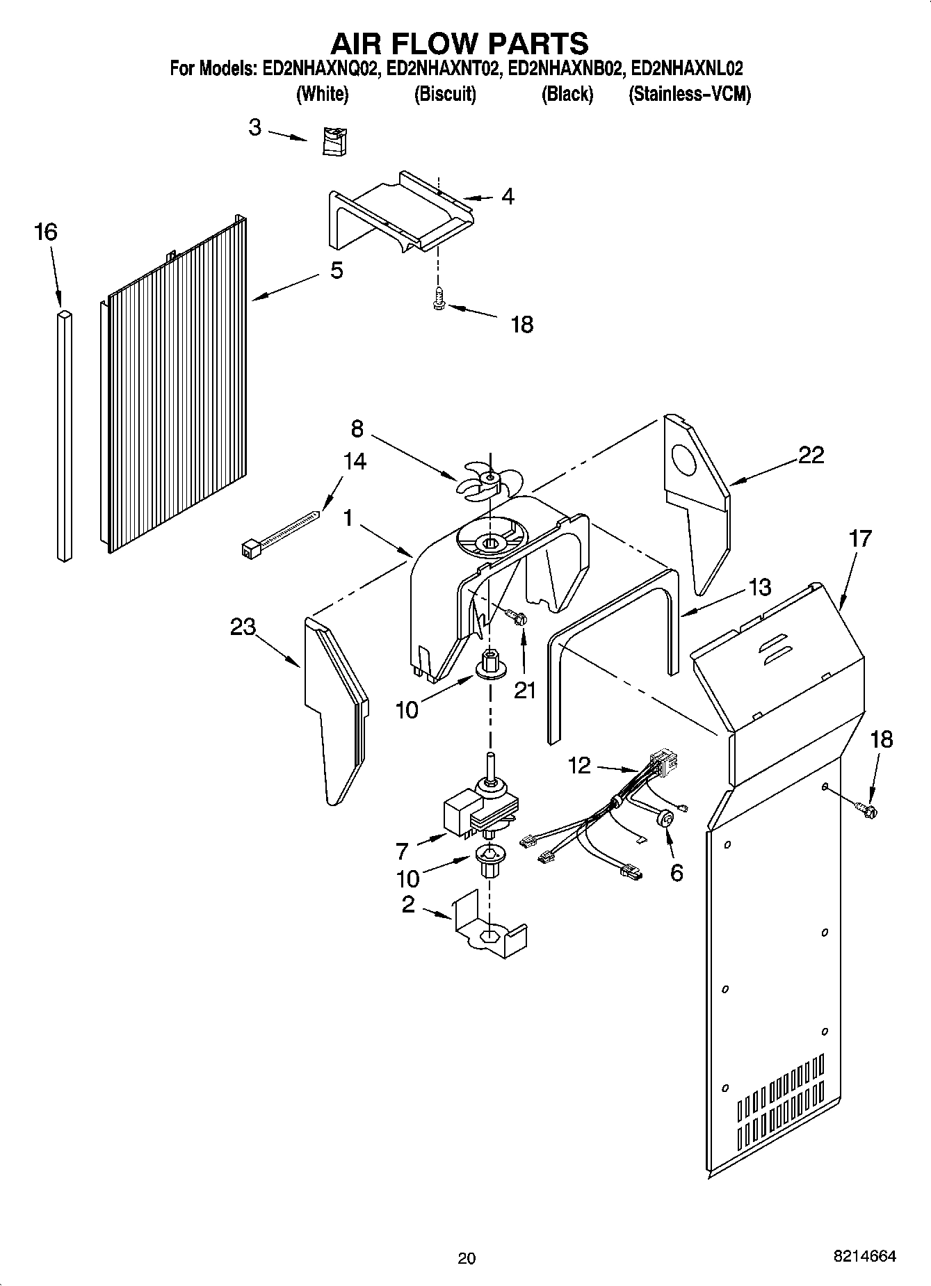 12 - AIR FLOW PARTS, OPTIONAL PARTS