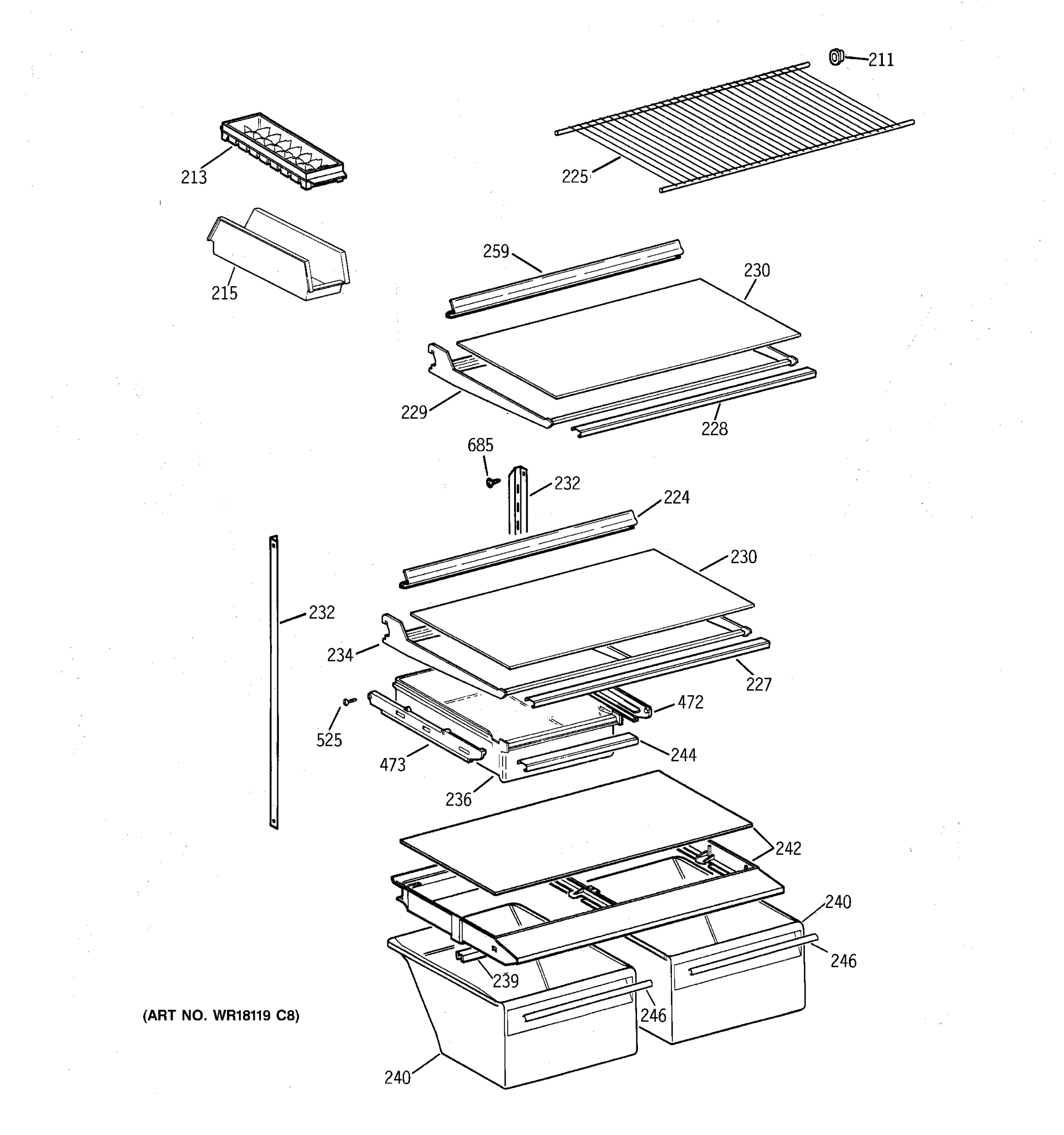 SHELVES