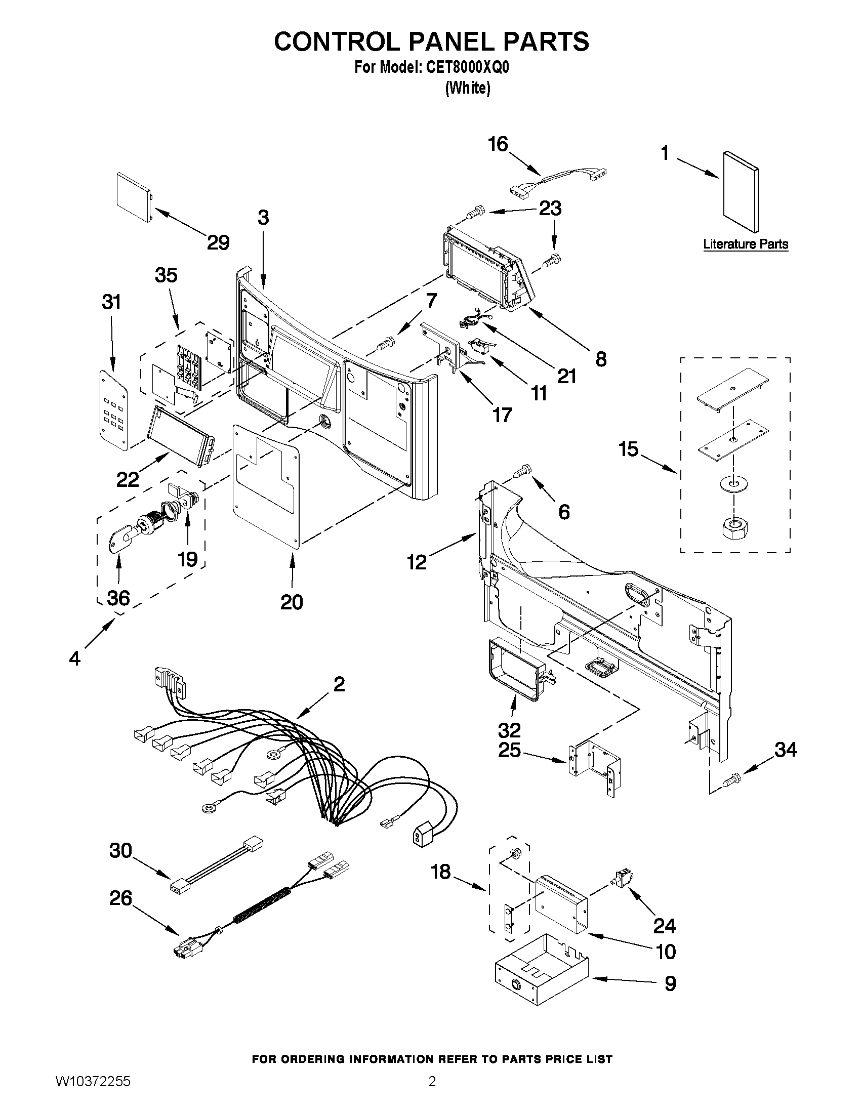 01 - CONTROL PANEL PARTS