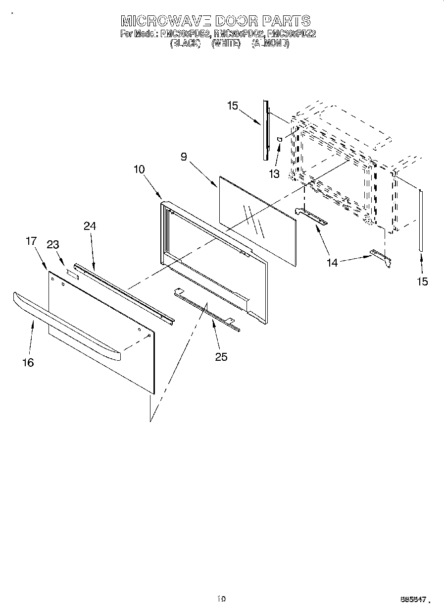 08 - MICROWAVE DOOR