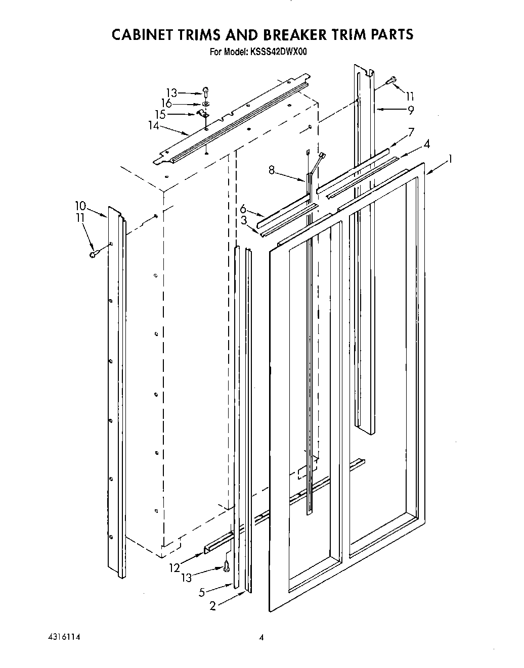 03 - CABINET TRIMS AND BREAKER TRIM