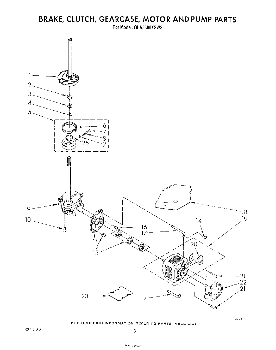 06 - BRAKE, CLUTCH, GEARCASE, MOTOR AND PUMP