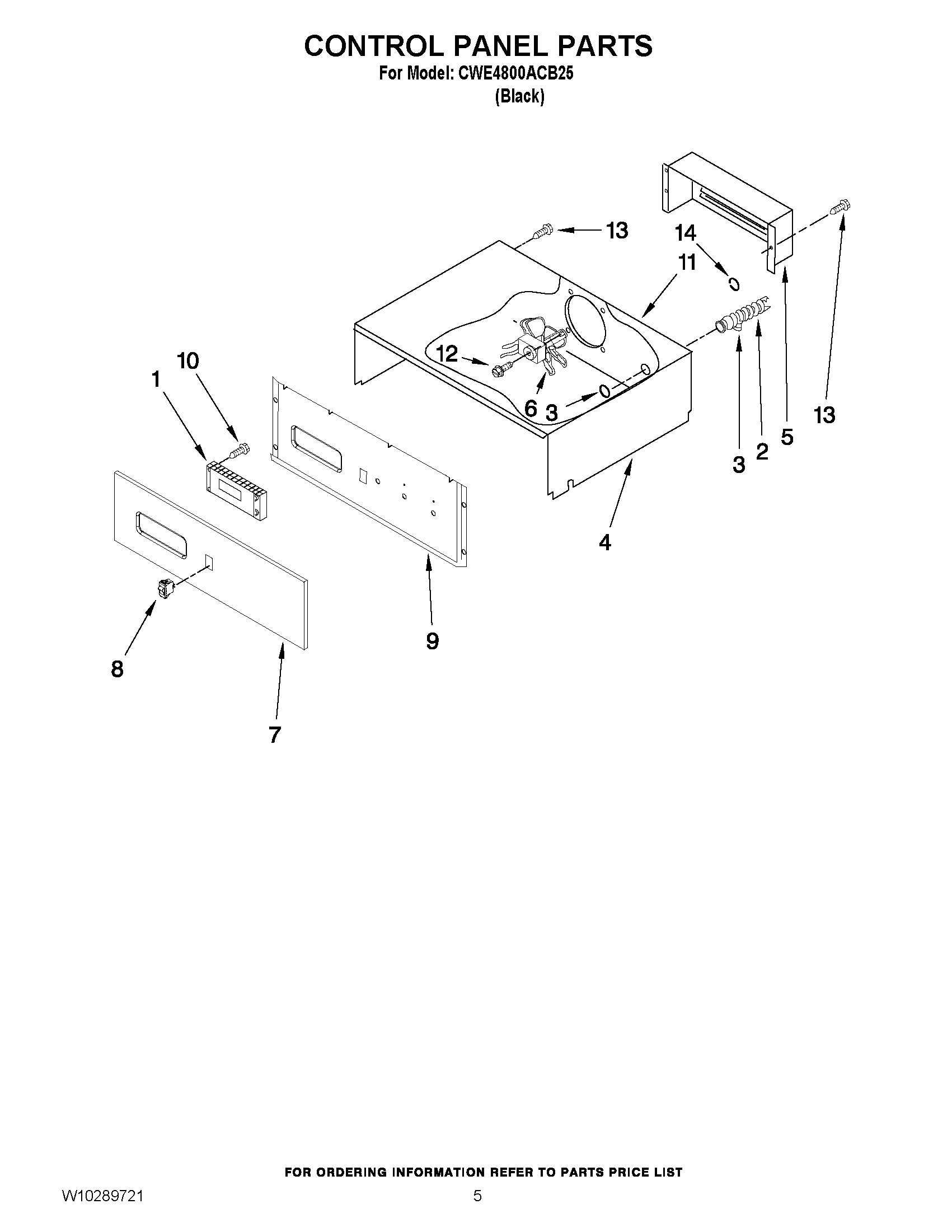 04 - CONTROL PANEL PARTS
