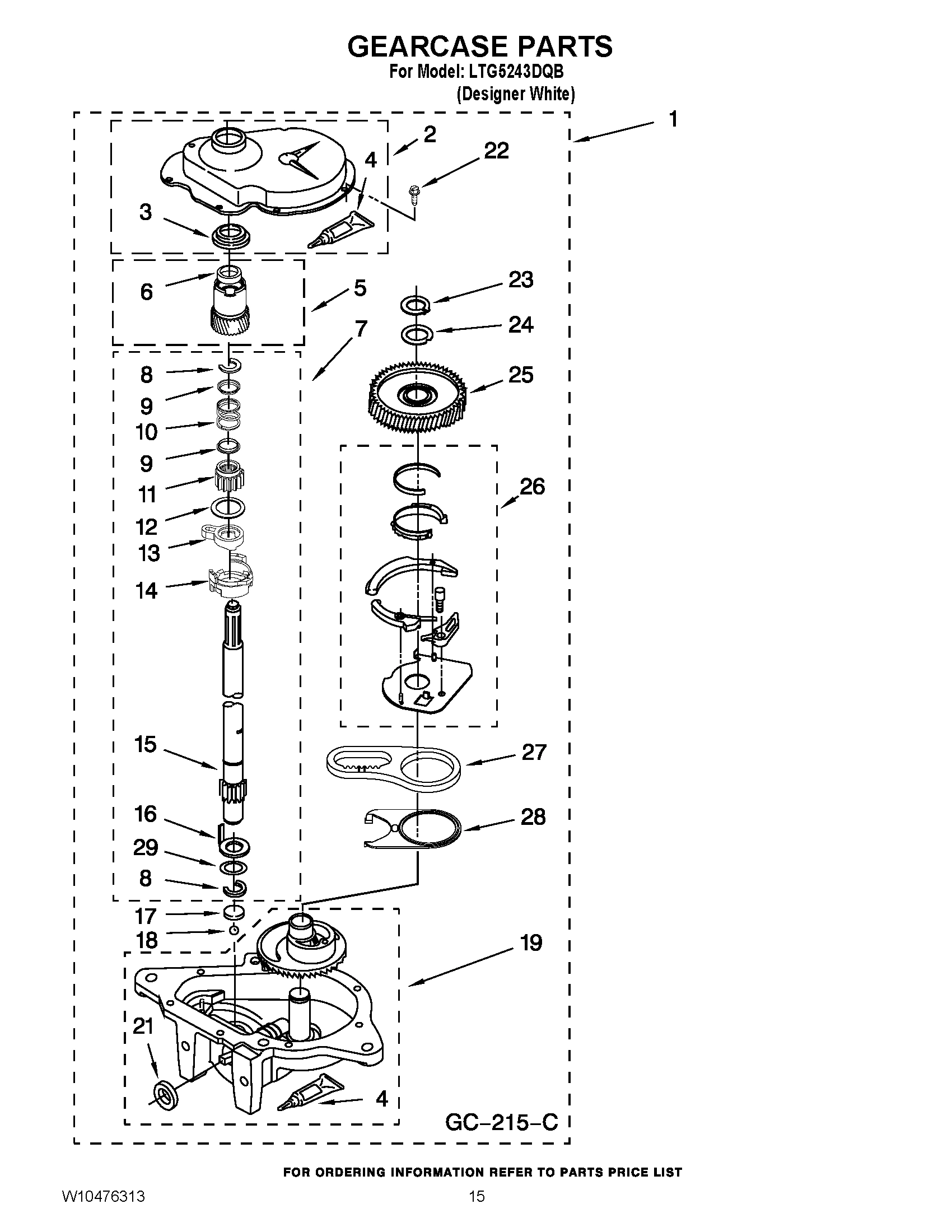 12 - GEARCASE PARTS