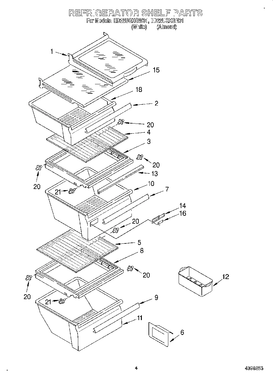 03 - REFRIGERATOR SHELF
