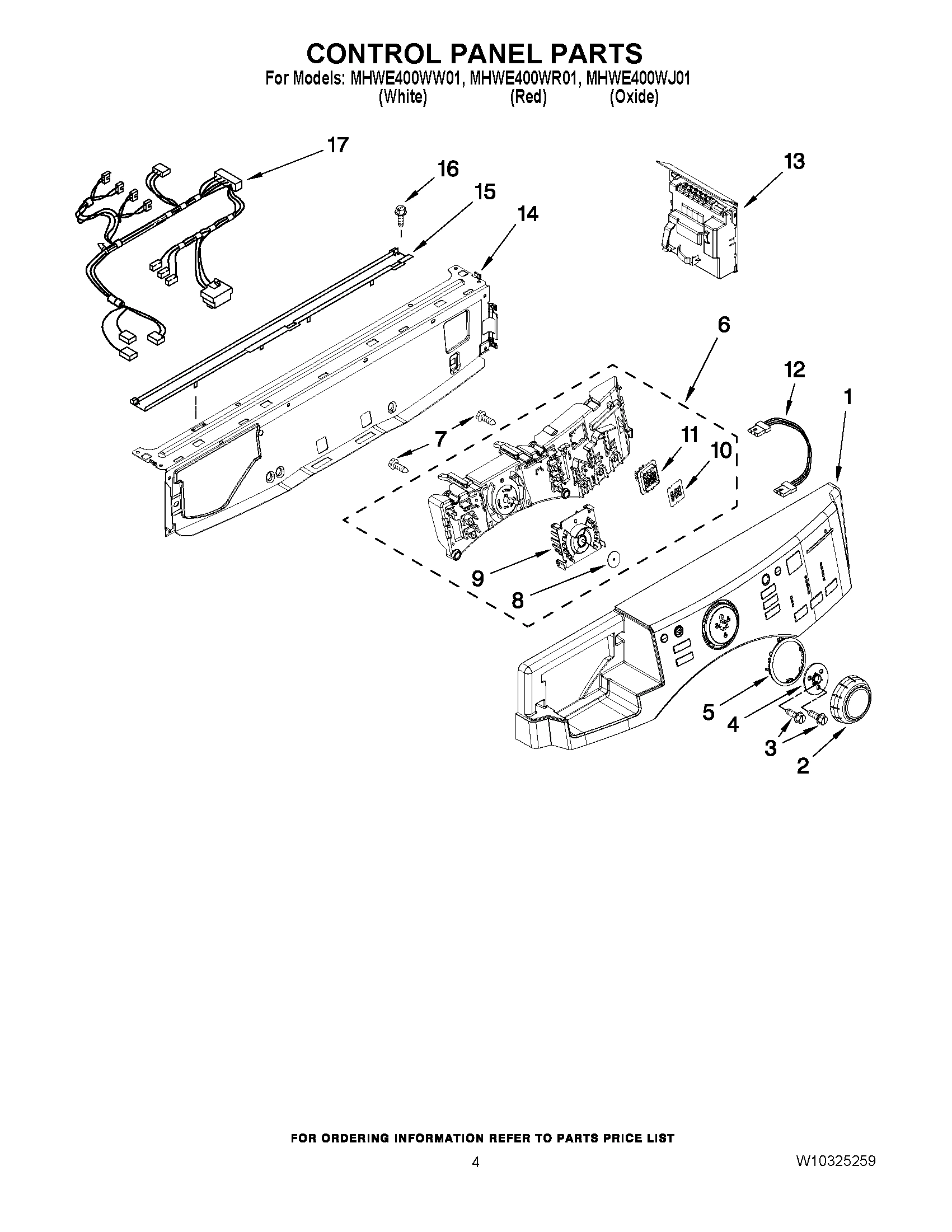 03 - CONTROL PANEL PARTS